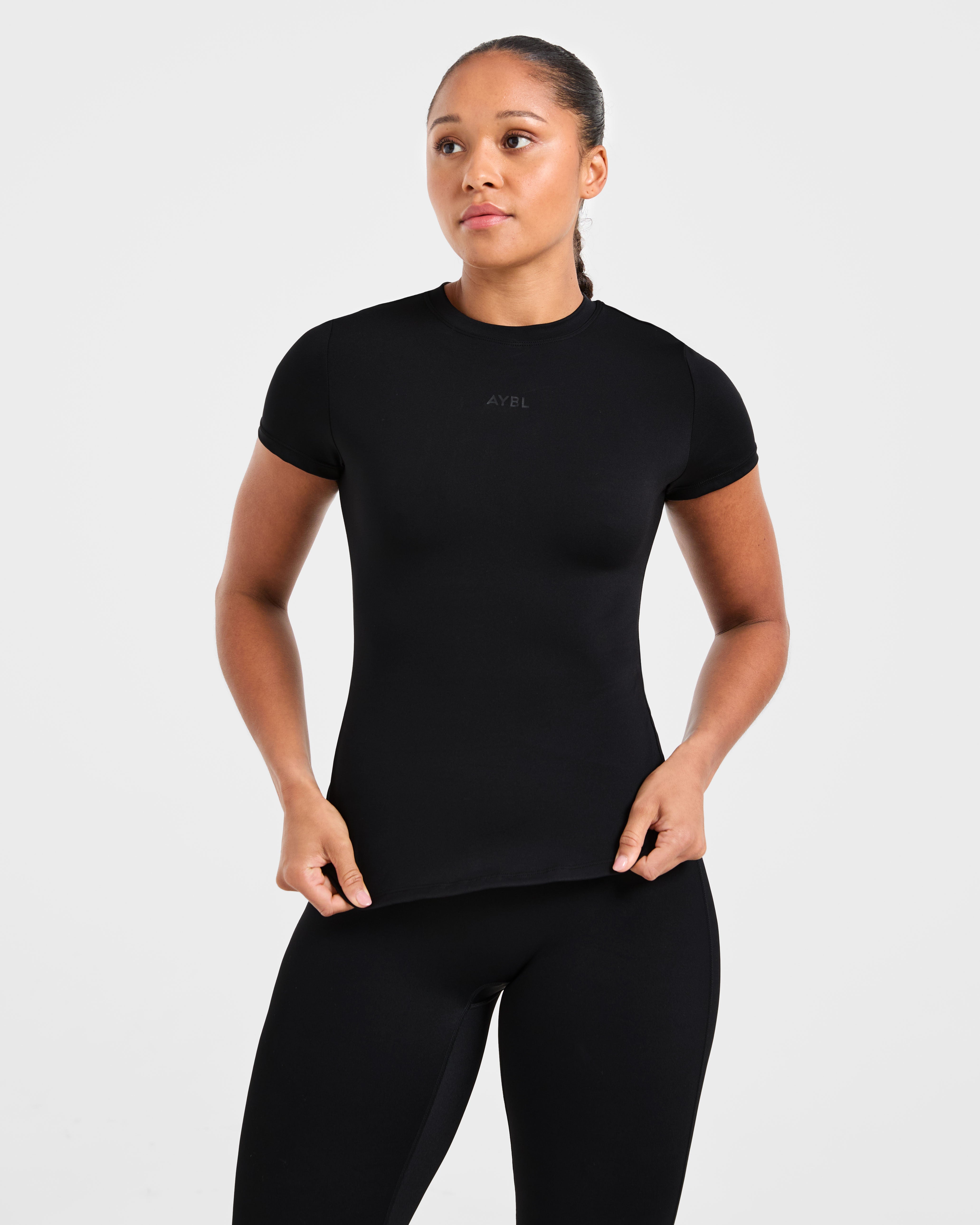 Sculpt T Shirt - Zwart