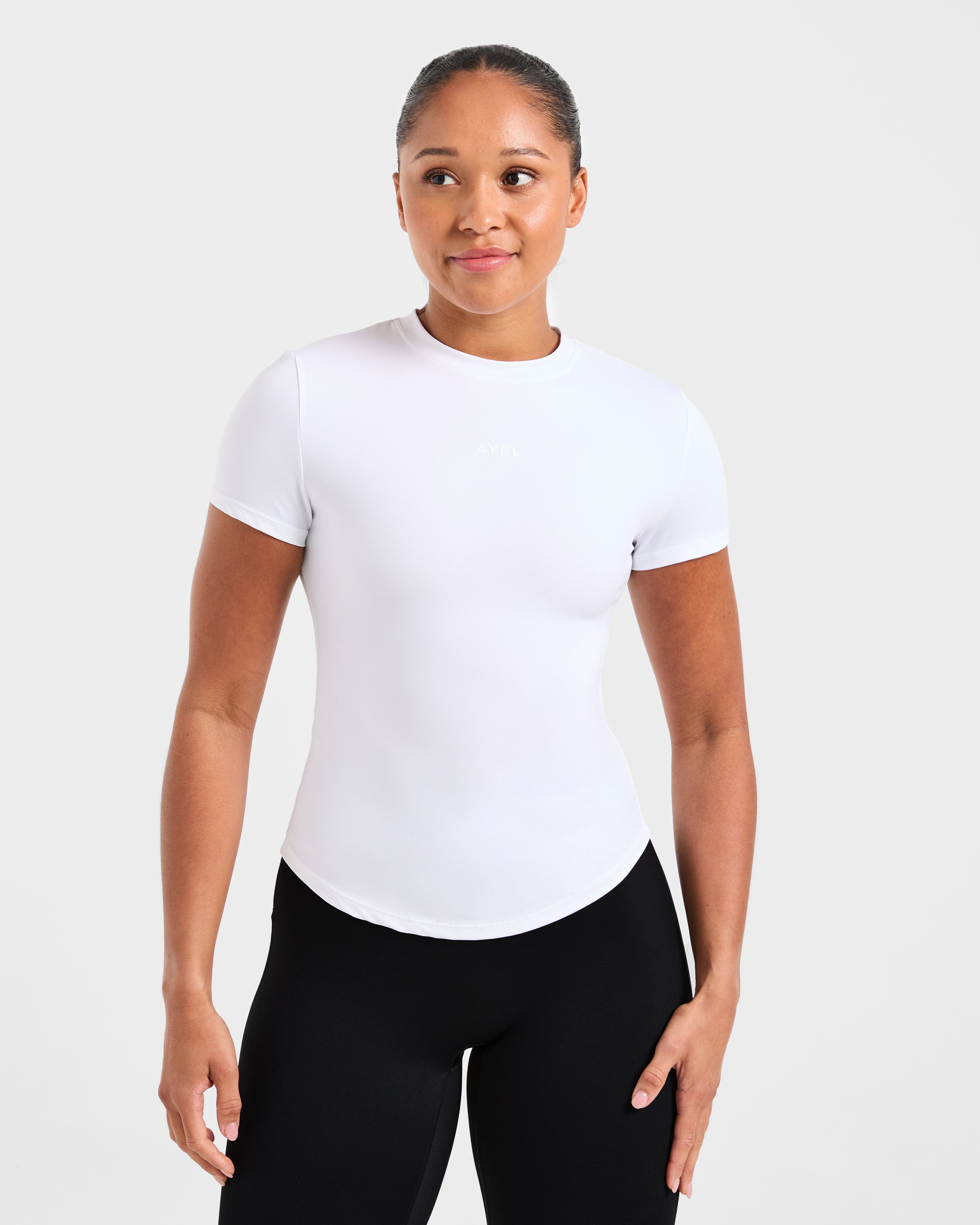 Sculpt T Shirt - Wit