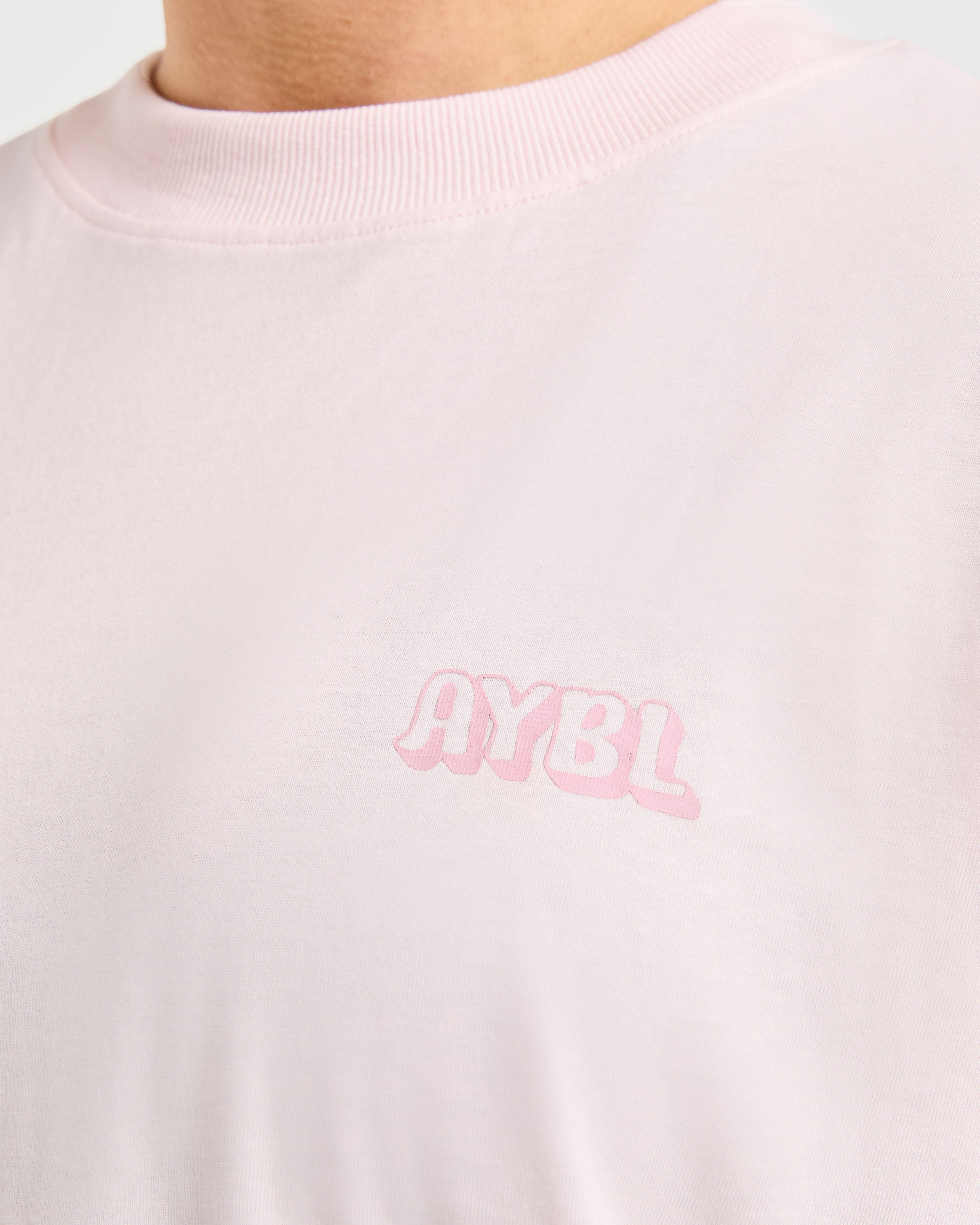 Gym Girl Era Oversized T Shirt - Roze