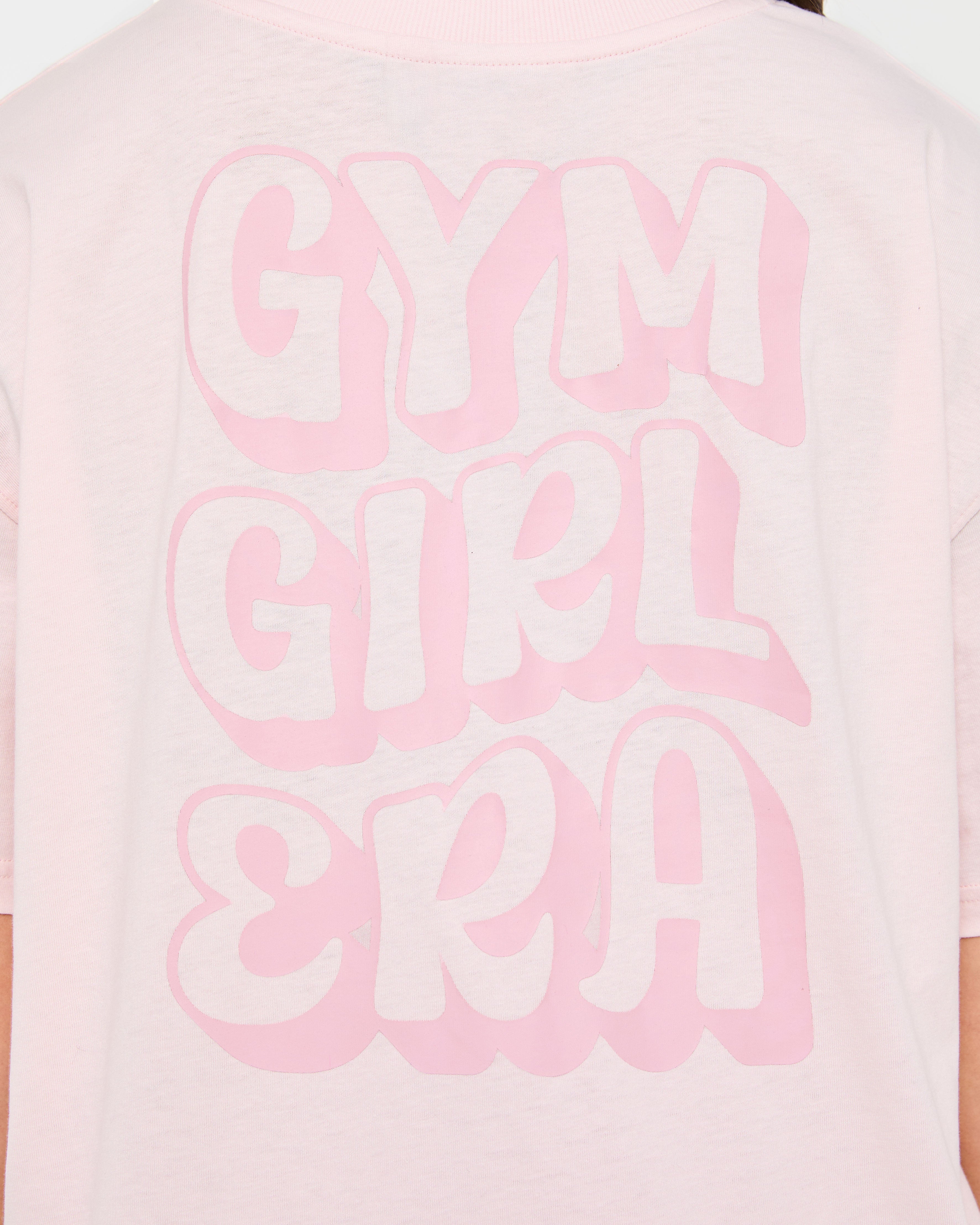 Gym Girl Era Oversized T Shirt - Roze
