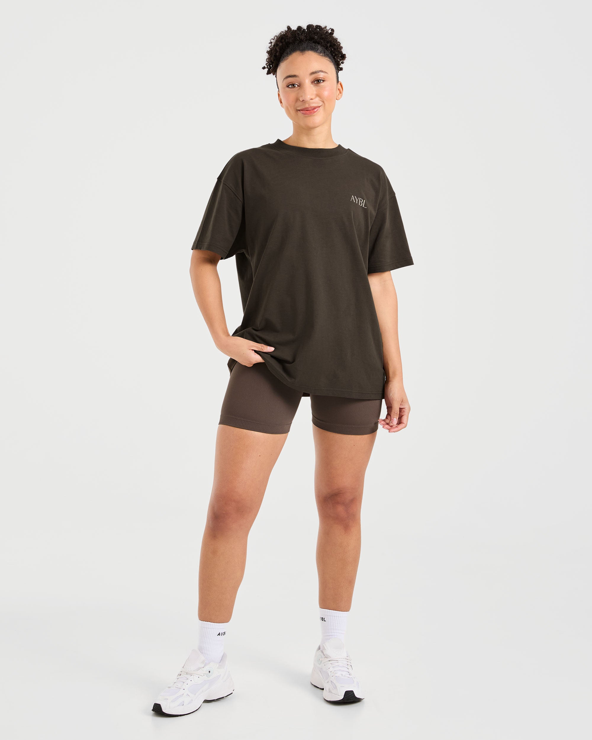 Strength Club Oversized T Shirt - Bruin