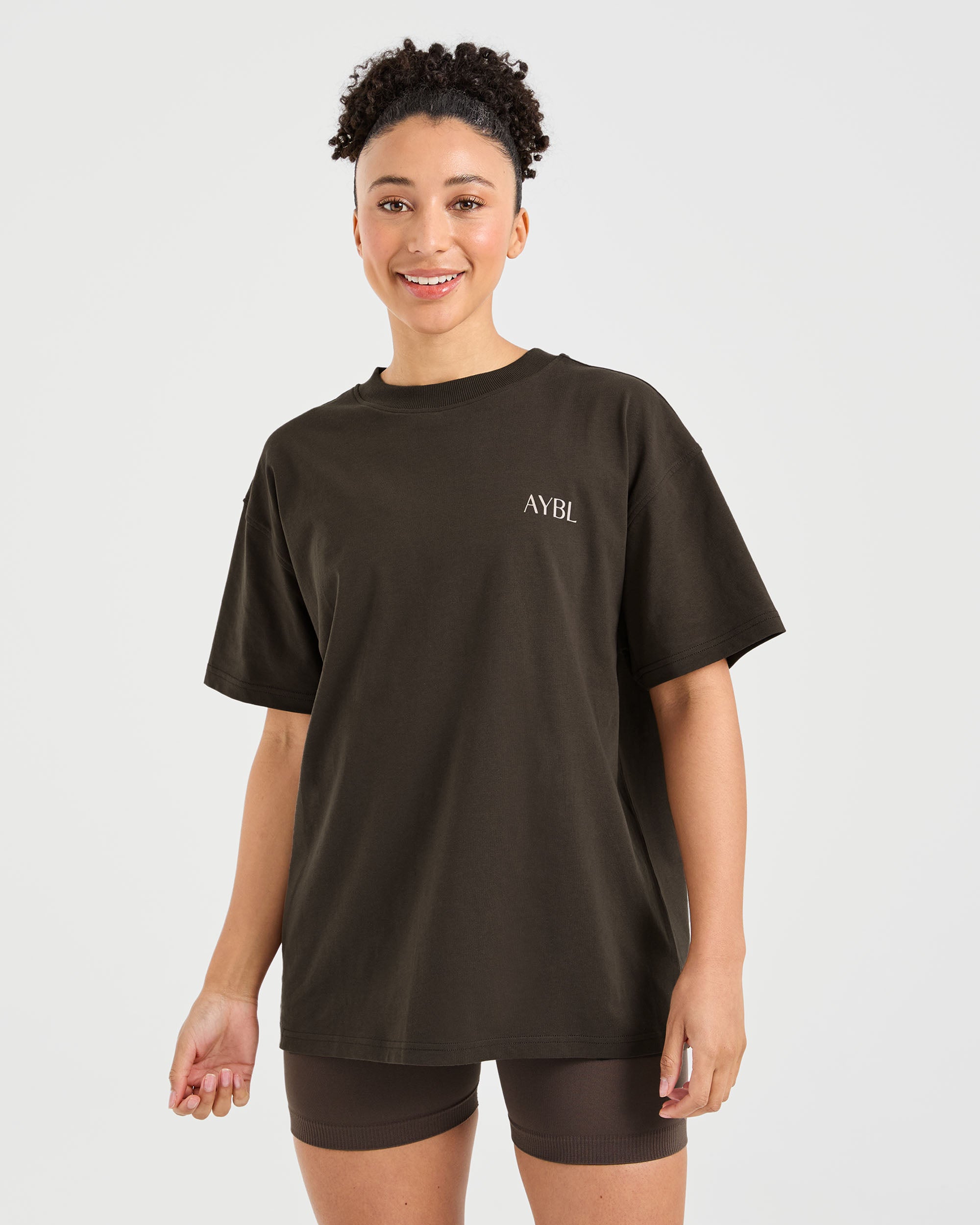 Strength Club Oversized T Shirt - Bruin