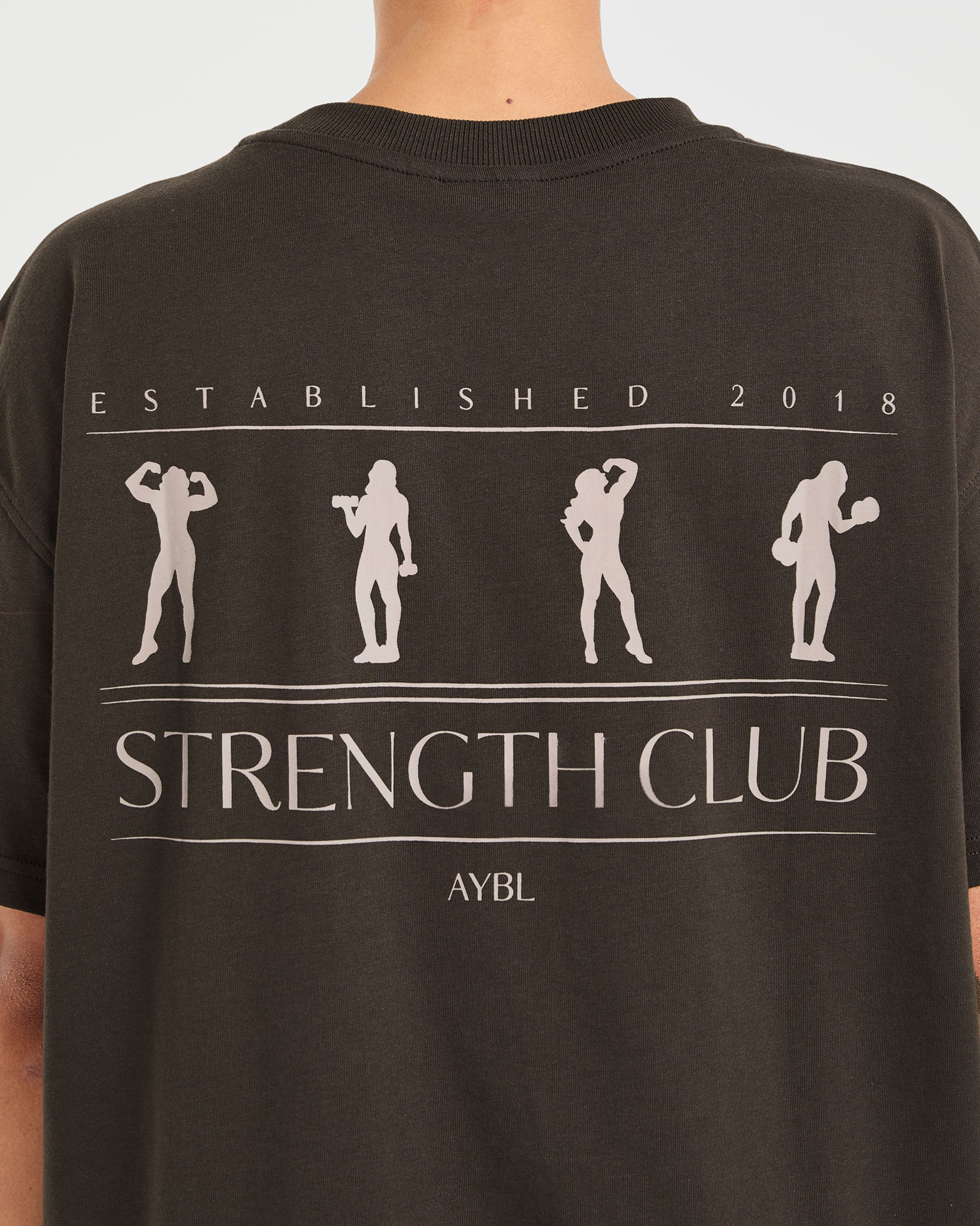 Strength Club Oversized T Shirt - Bruin