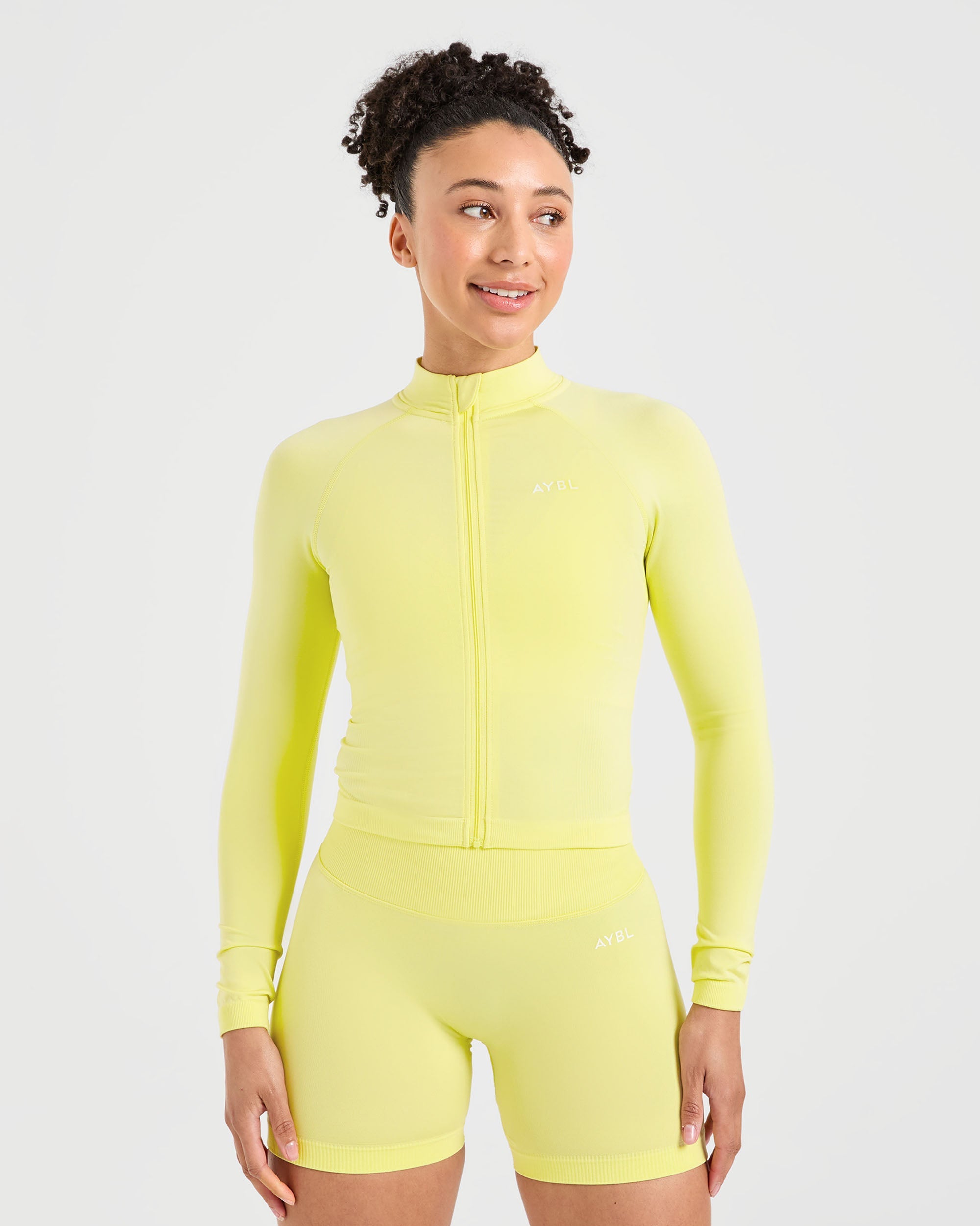 Adapt Seamless Jacket - Spring Geel
