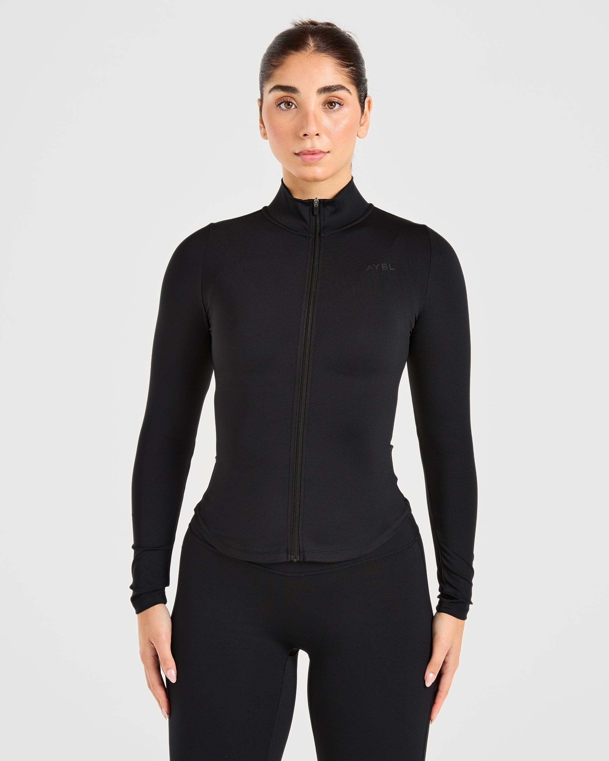 Sculpt Zip Jacket - Zwart