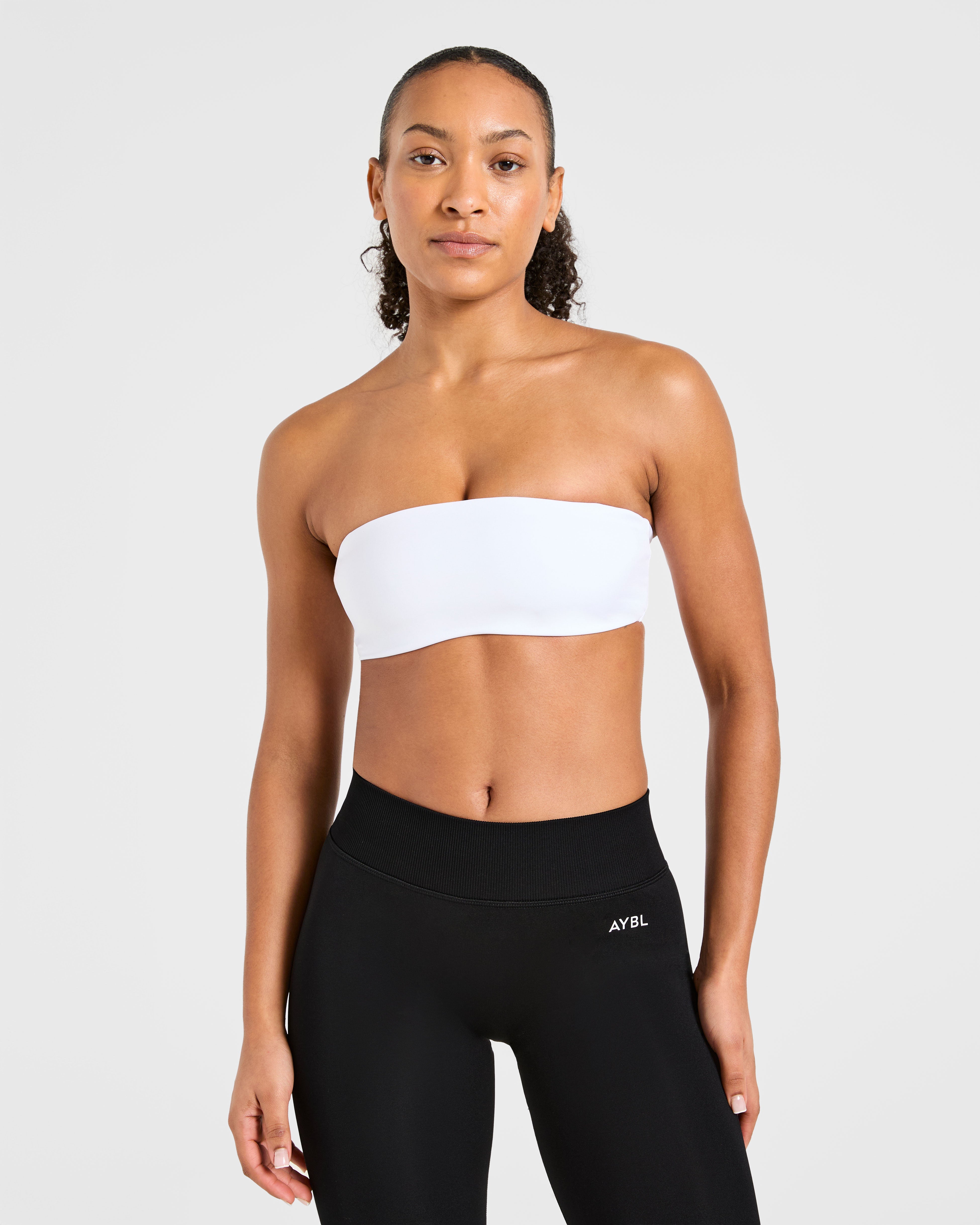 Essential Bandeau Sports Bra - Wit