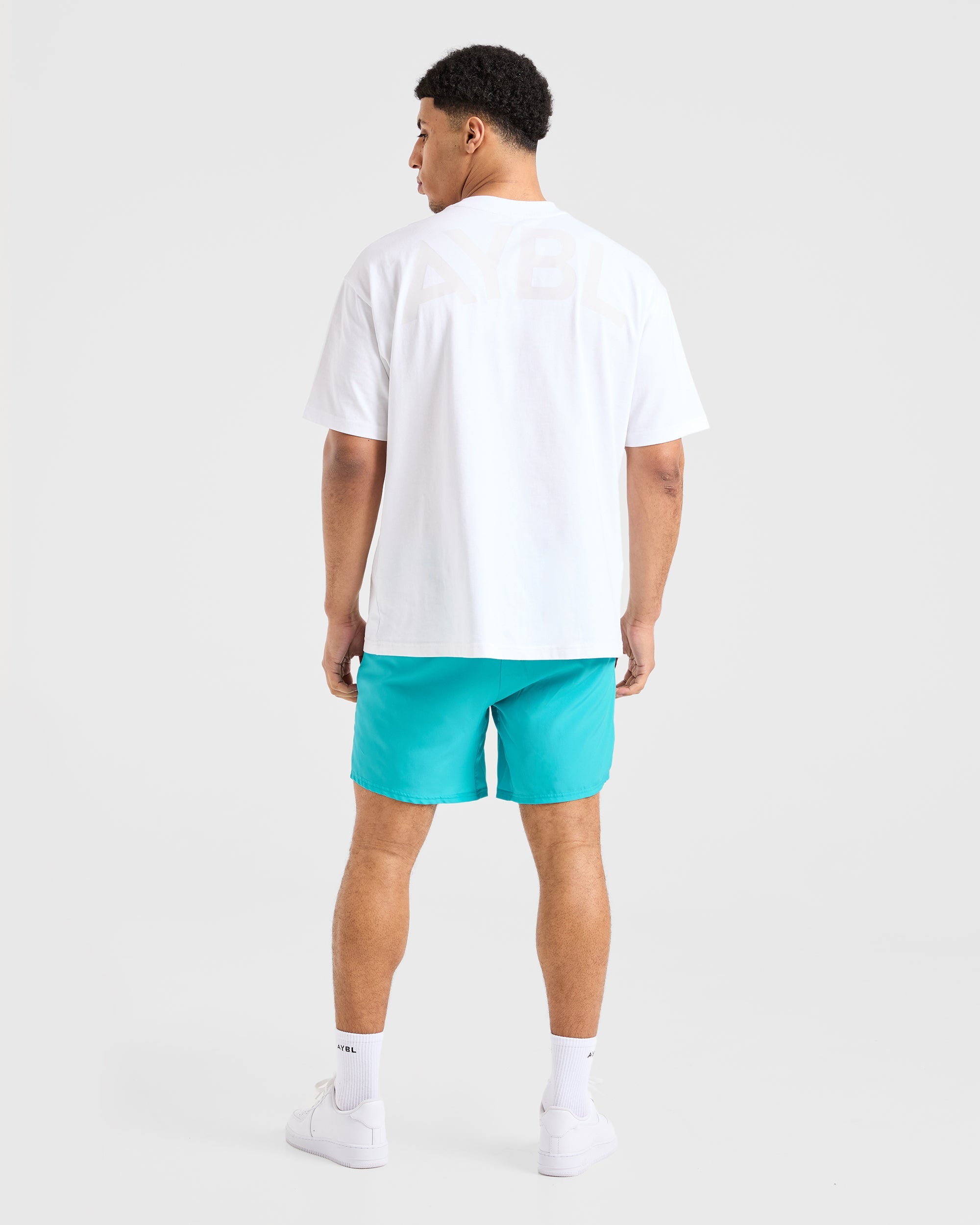 Core 7" Shorts - Aqua Blauw