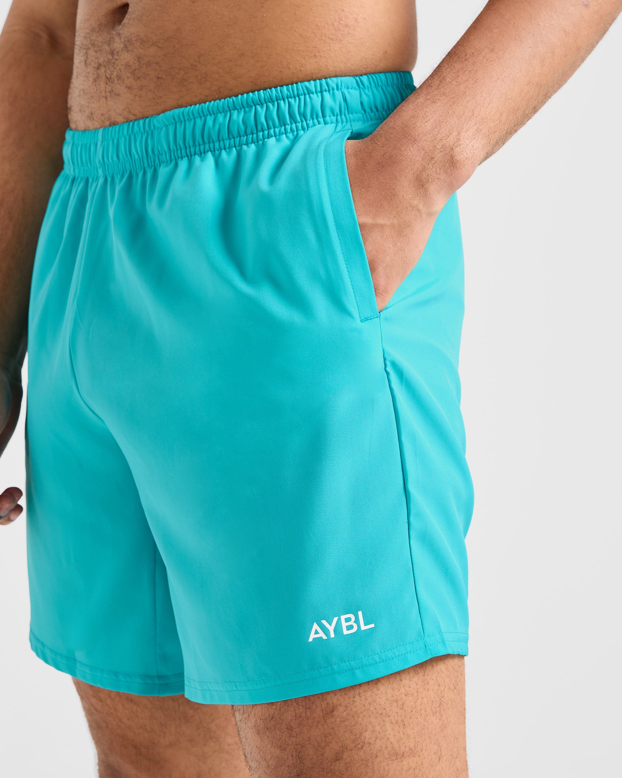 Core 7" Shorts - Aqua Blauw