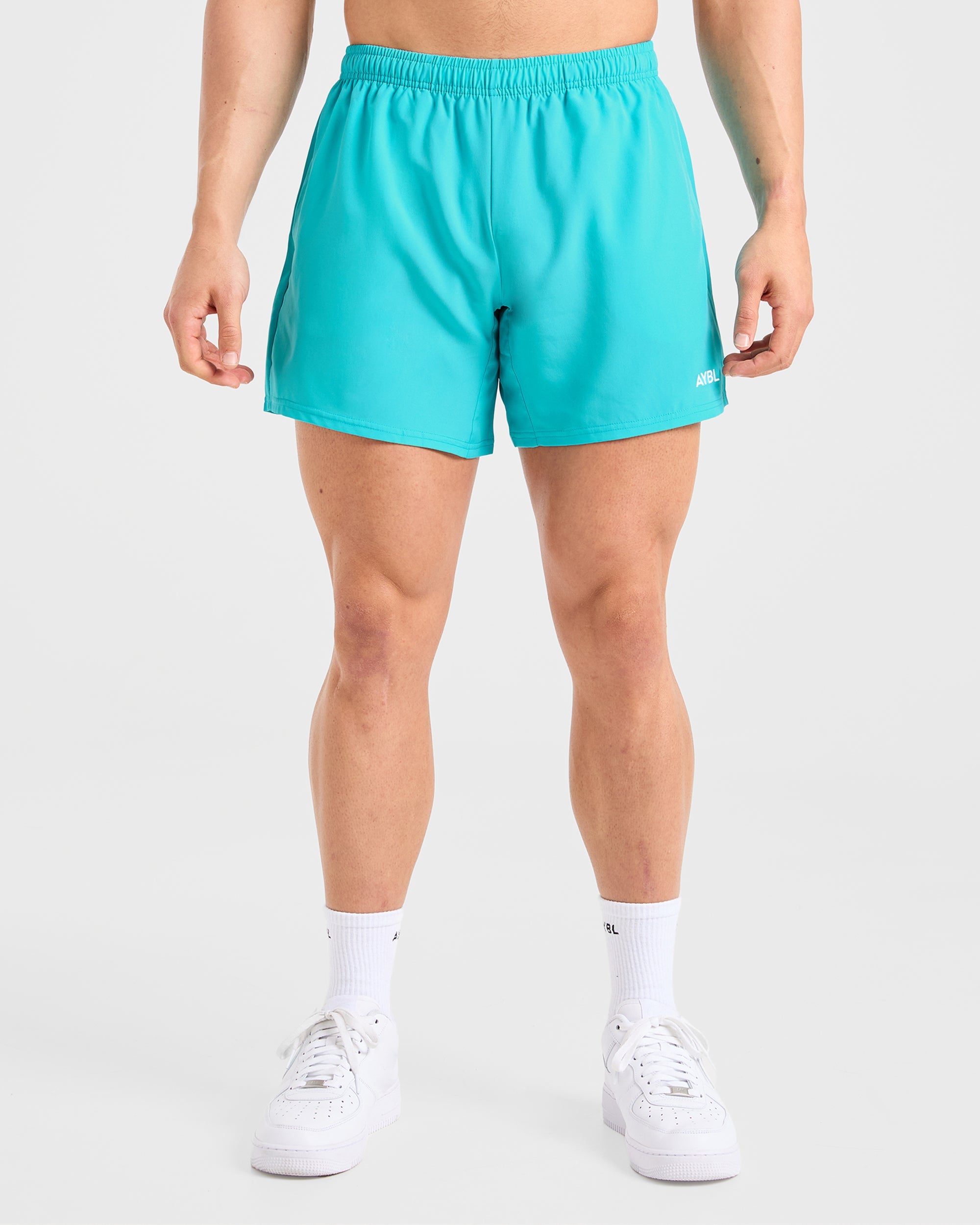 Core 5" Shorts - Aqua Blauw