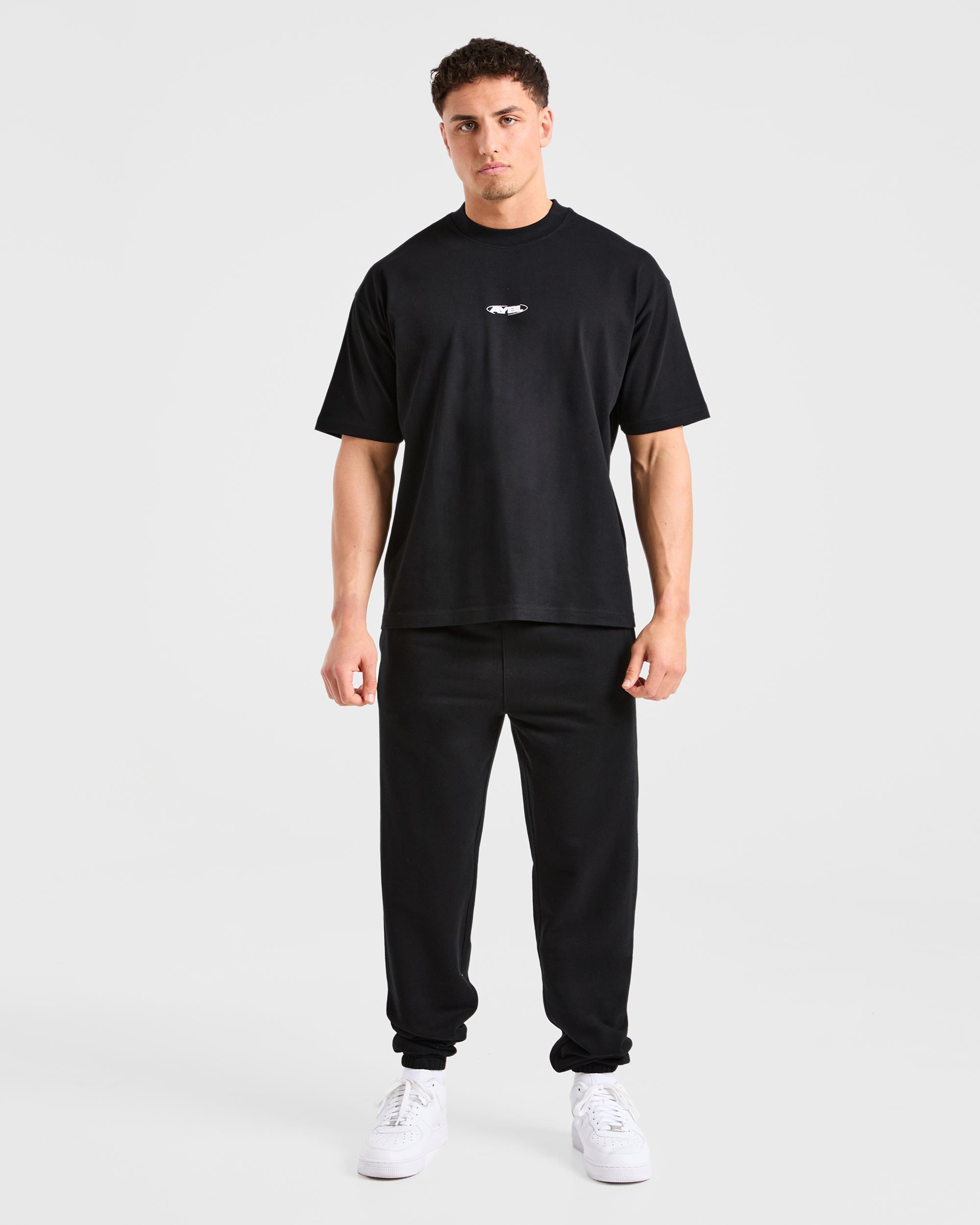 Orbit Oversized T Shirt - Zwart
