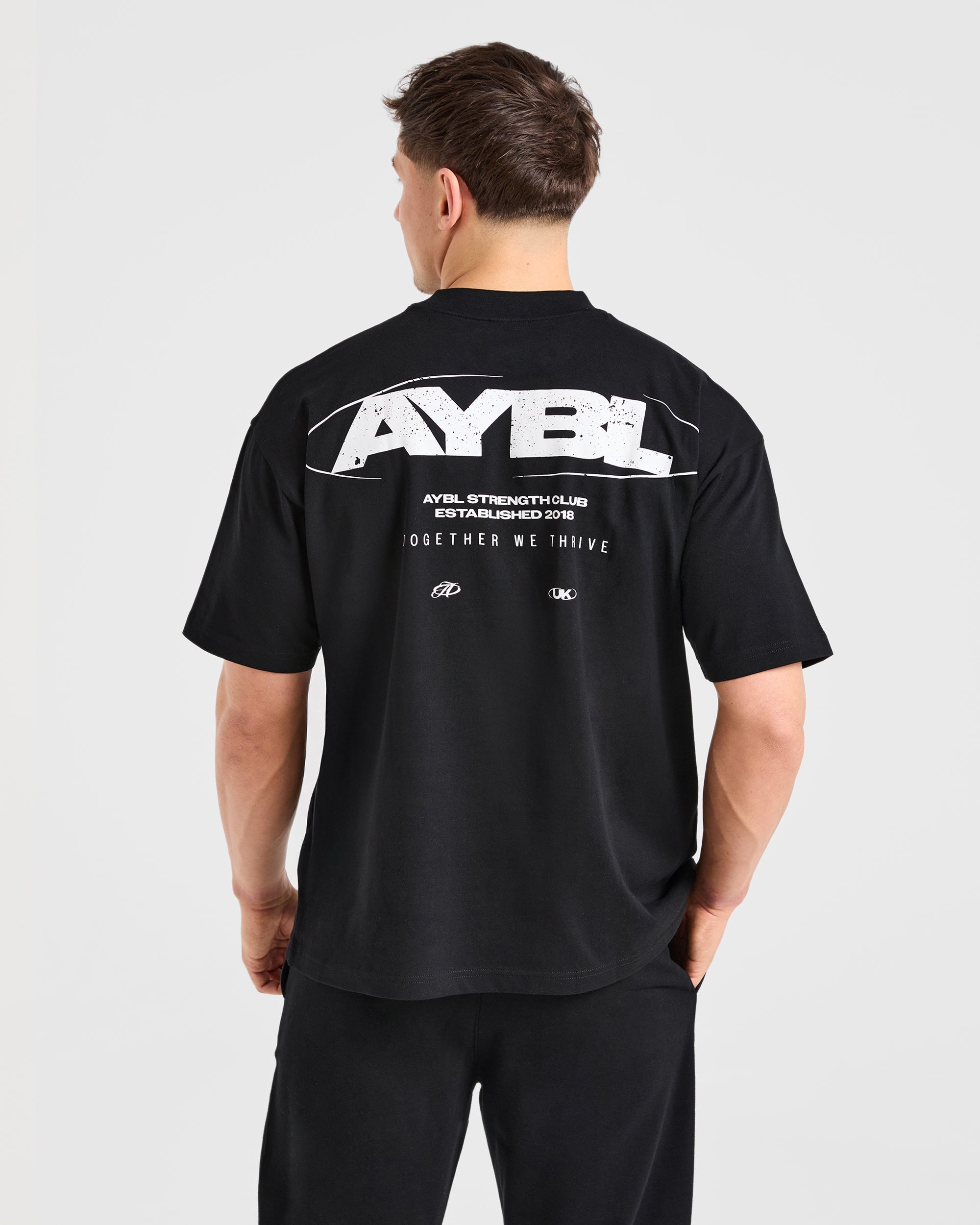 Orbit Oversized T Shirt - Zwart