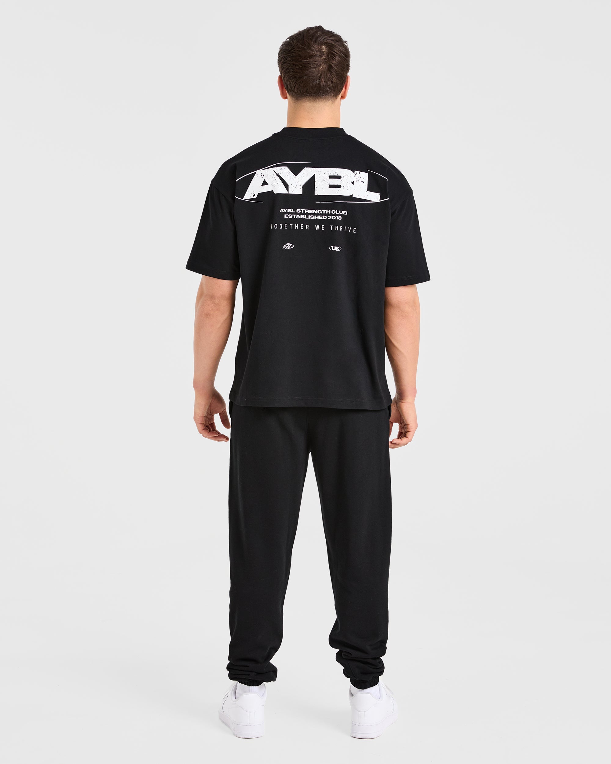 Orbit Oversized T Shirt - Zwart