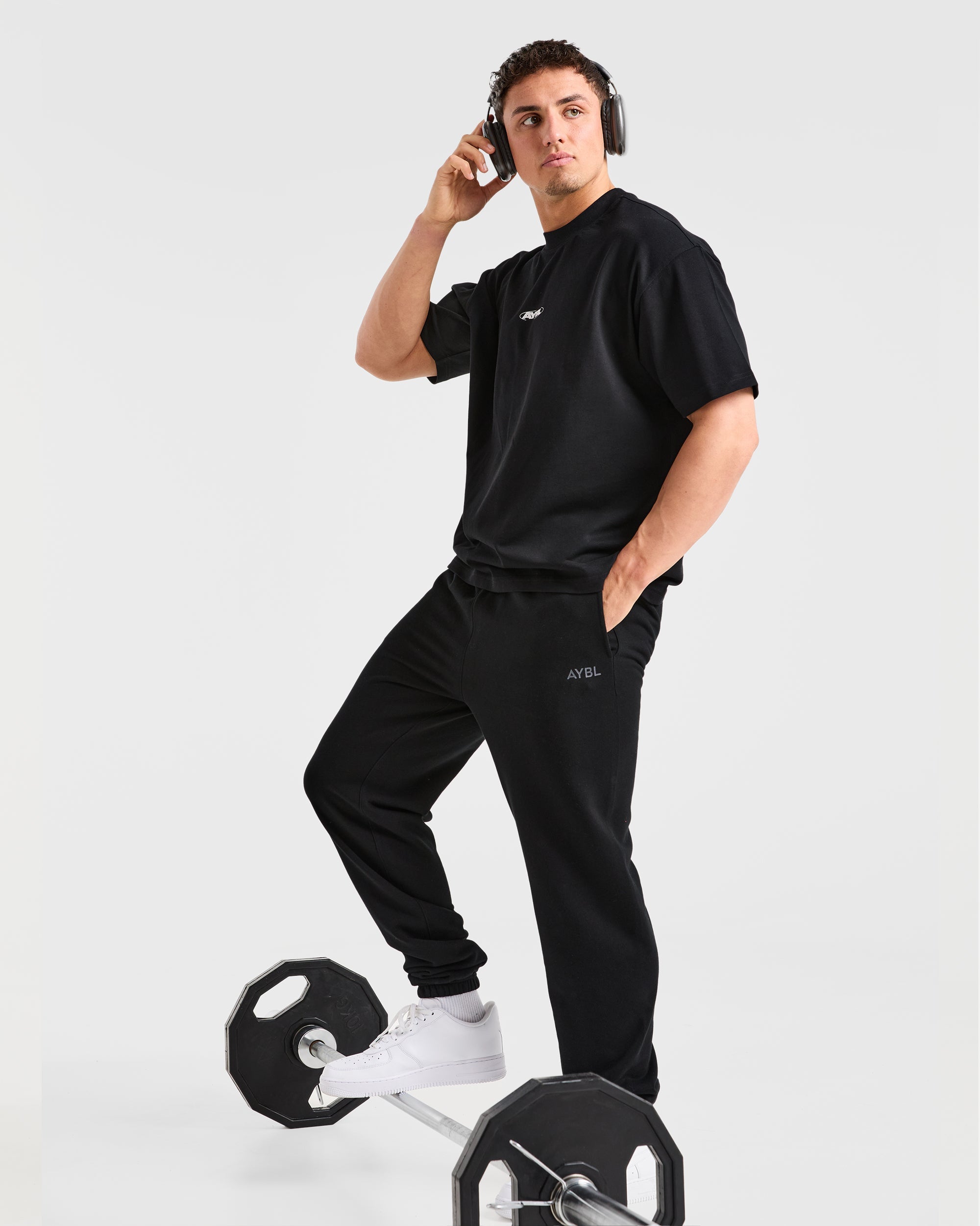 Orbit Oversized T Shirt - Zwart
