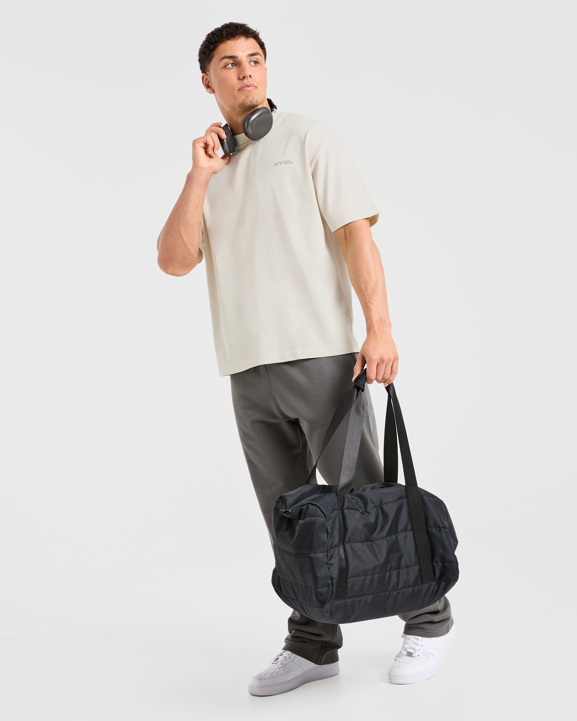 Blur Oversized T Shirt - Off Wit