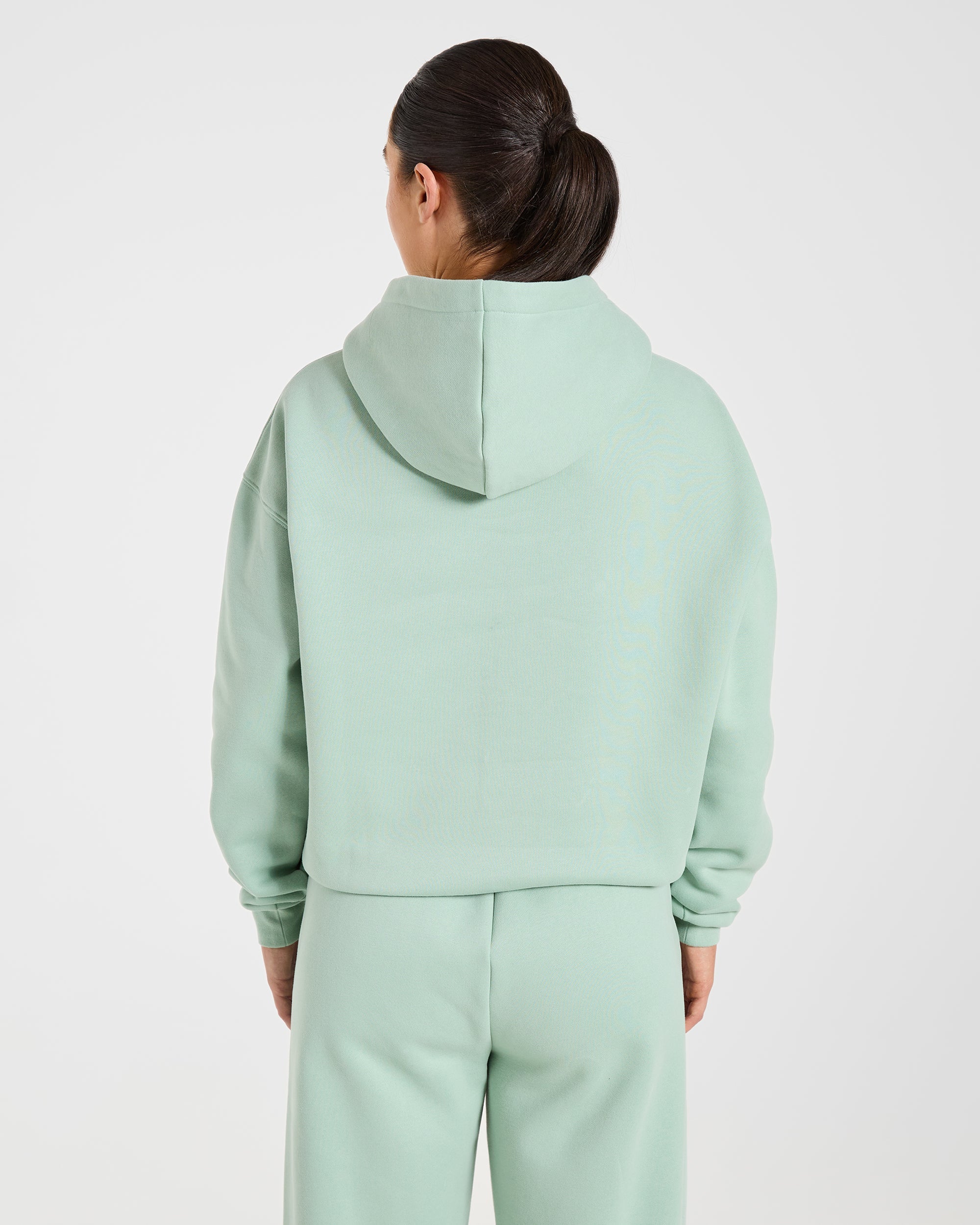 Varsity 2.0 Oversized Hoodie - Sage Groen