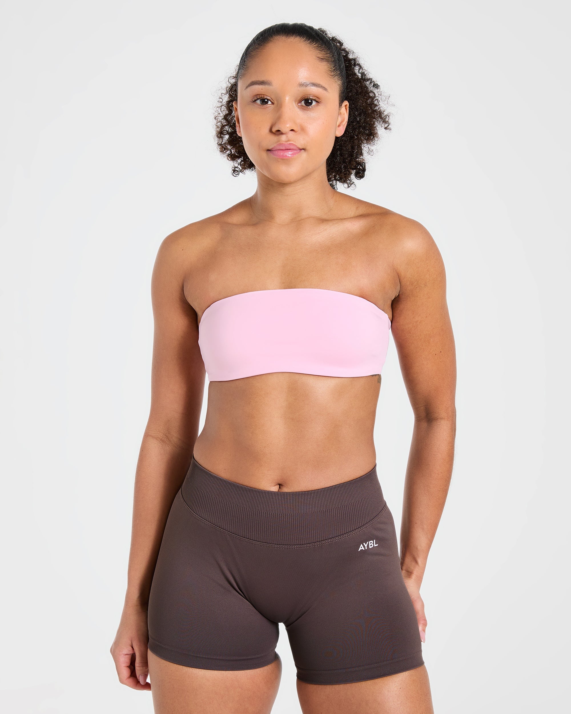 Essential Bandeau Sports Bra - Roze