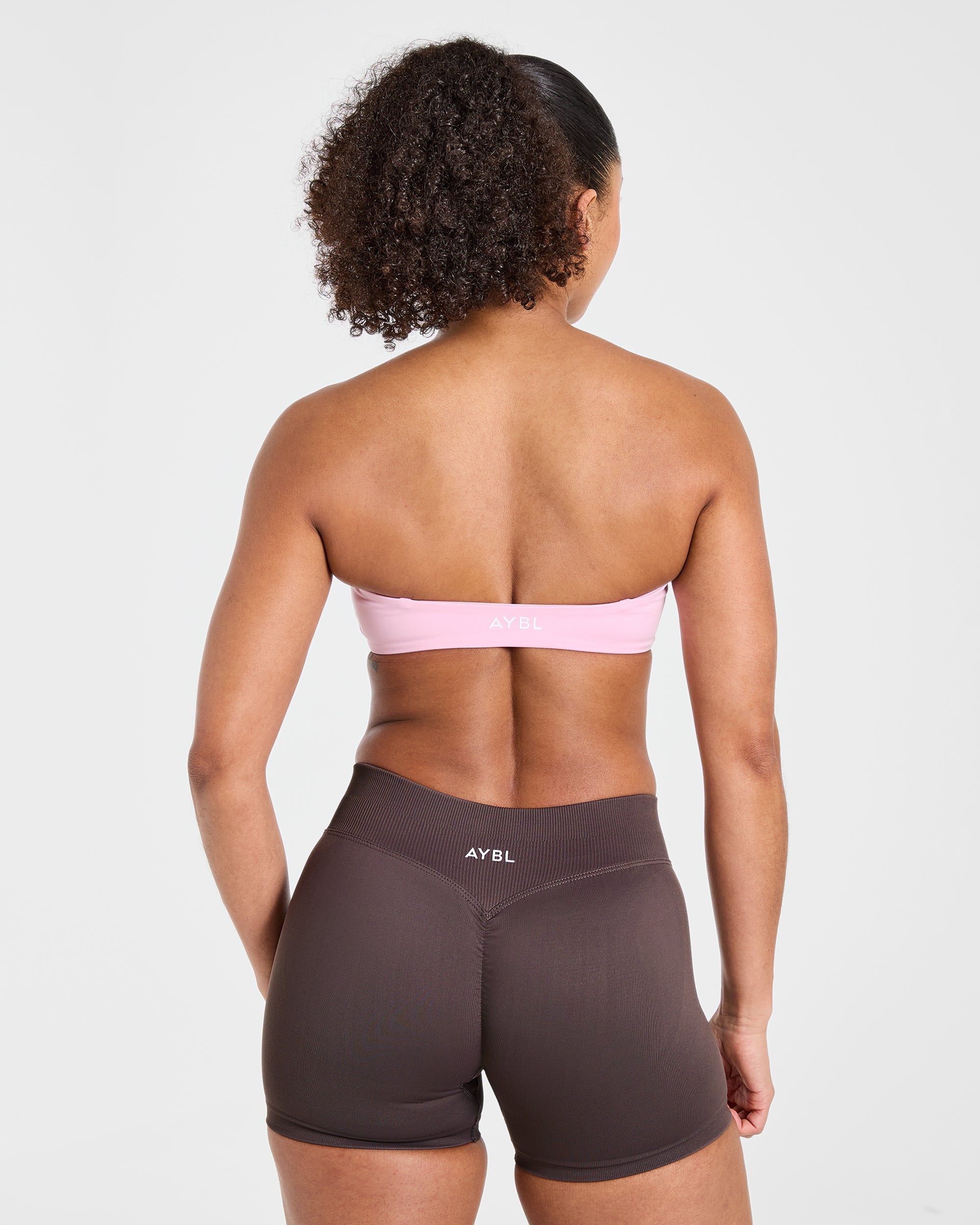 Essential Bandeau Sports Bra - Roze