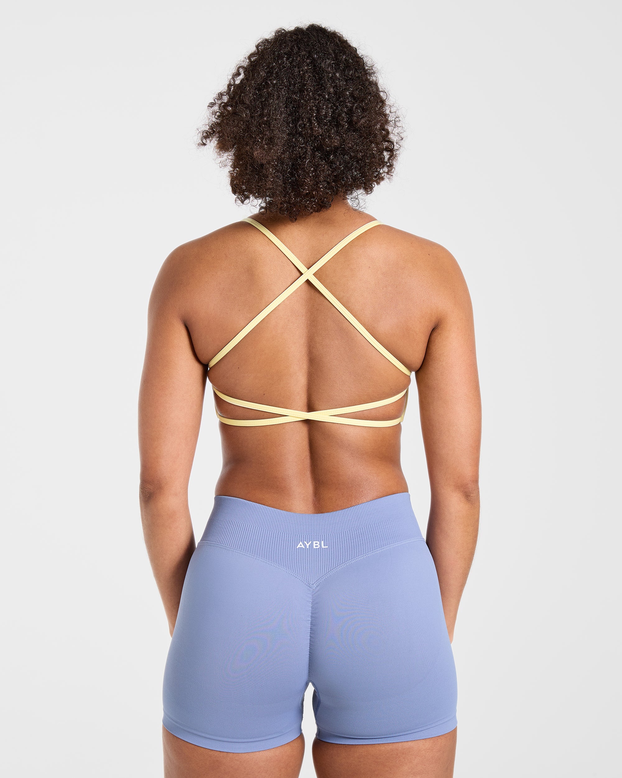 Essential Crossback Sports Bra - Geel