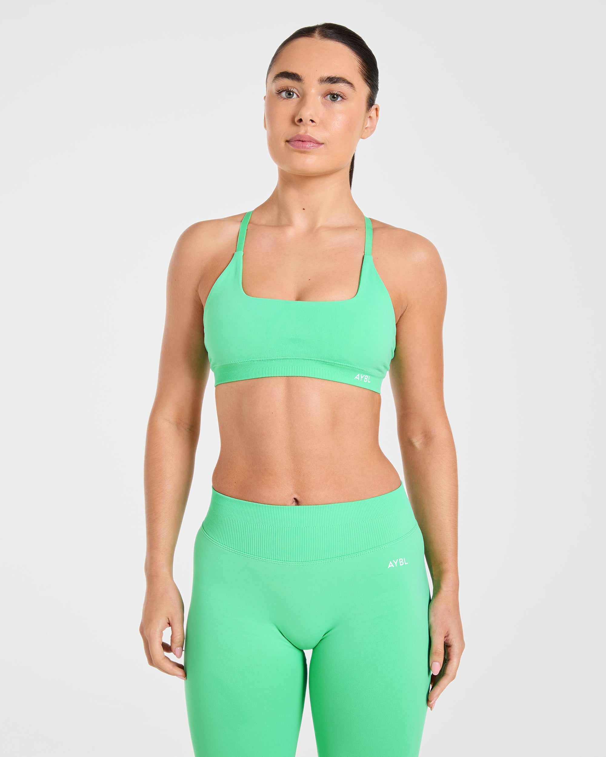 Enhance Seamless Sports Bra - Mint Groen