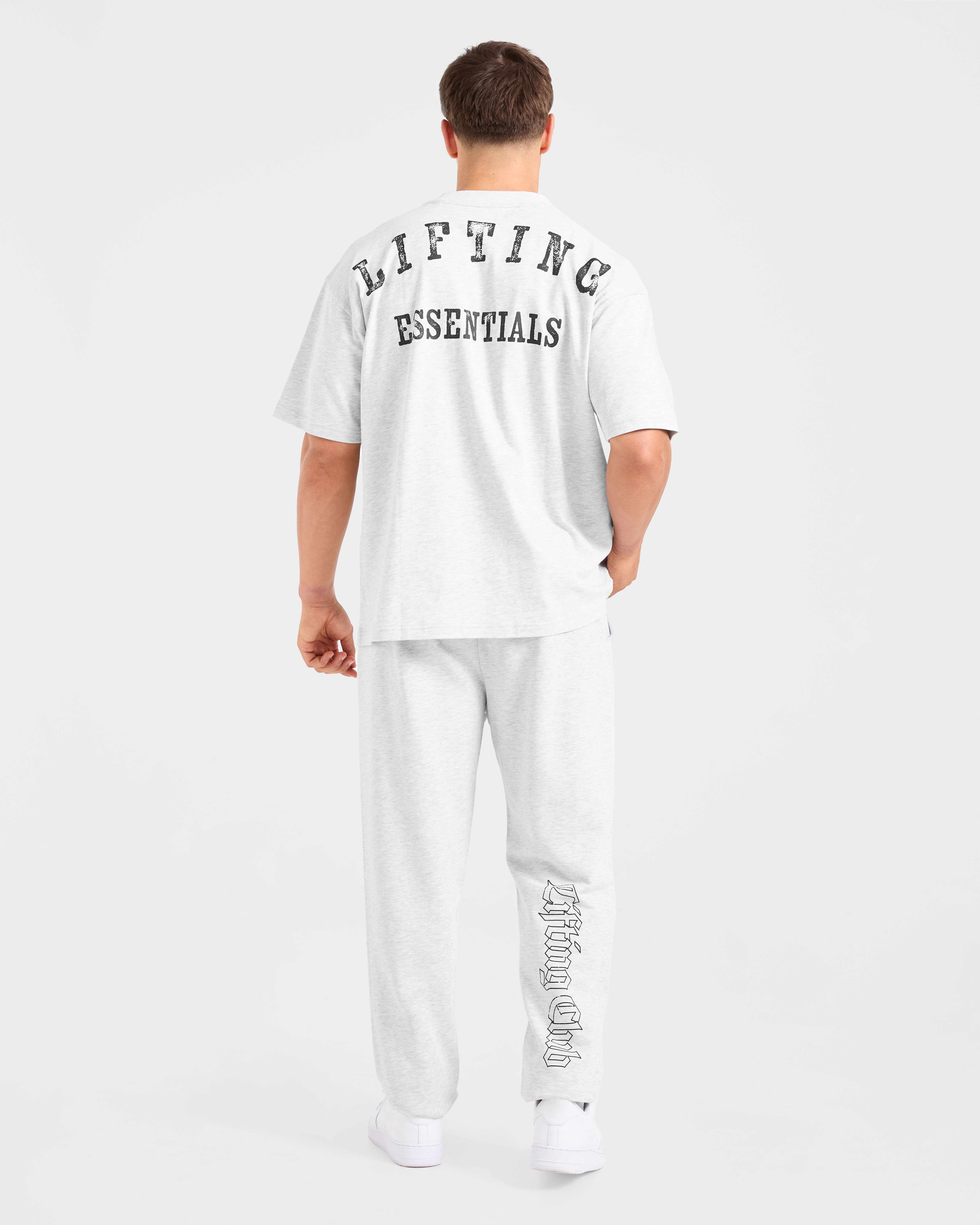 Lifting Essentials Oversized T Shirt - Grijs Marl