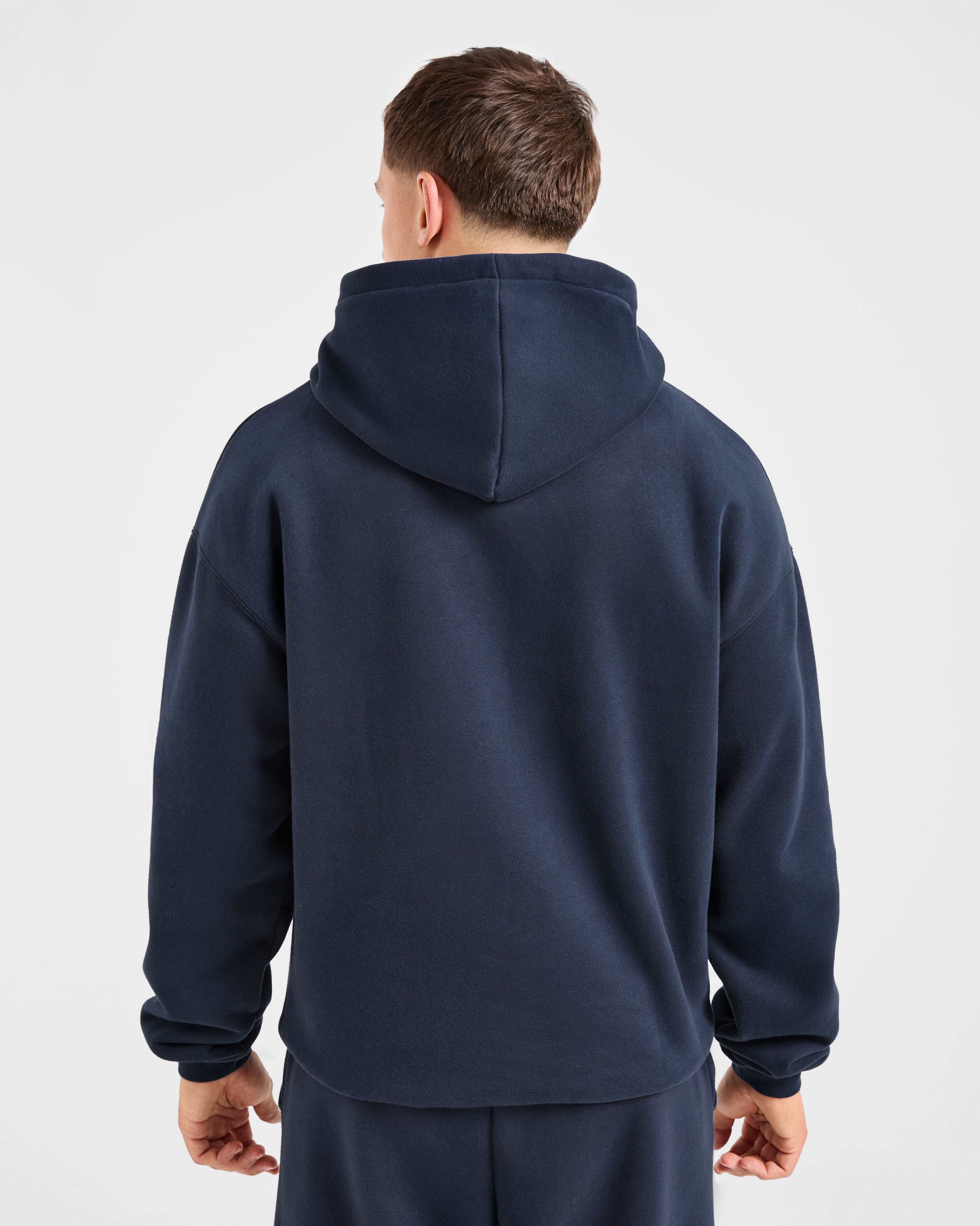 Academy Oversized Hoodie - Navy