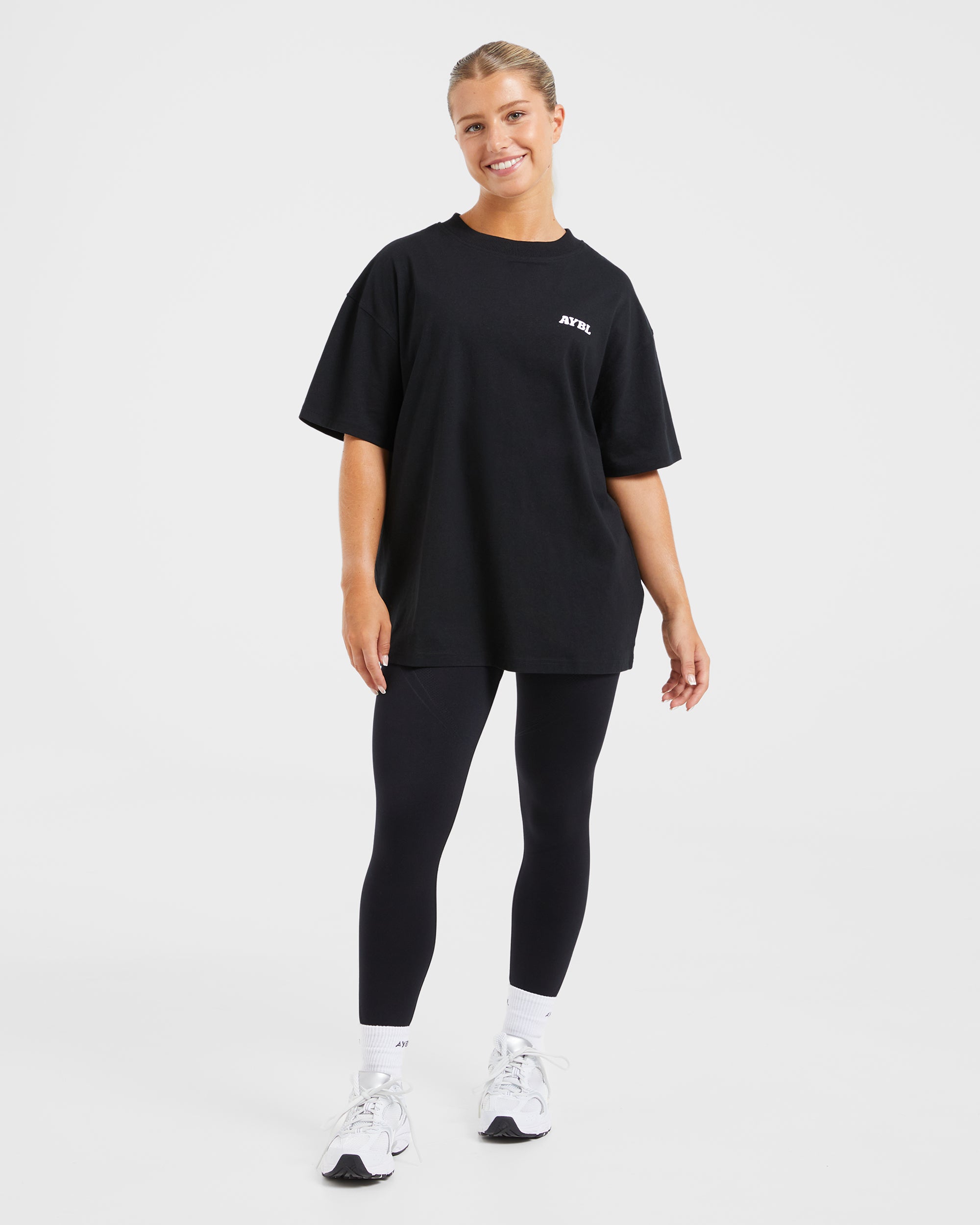 Stronger You Oversized T Shirt - Zwart
