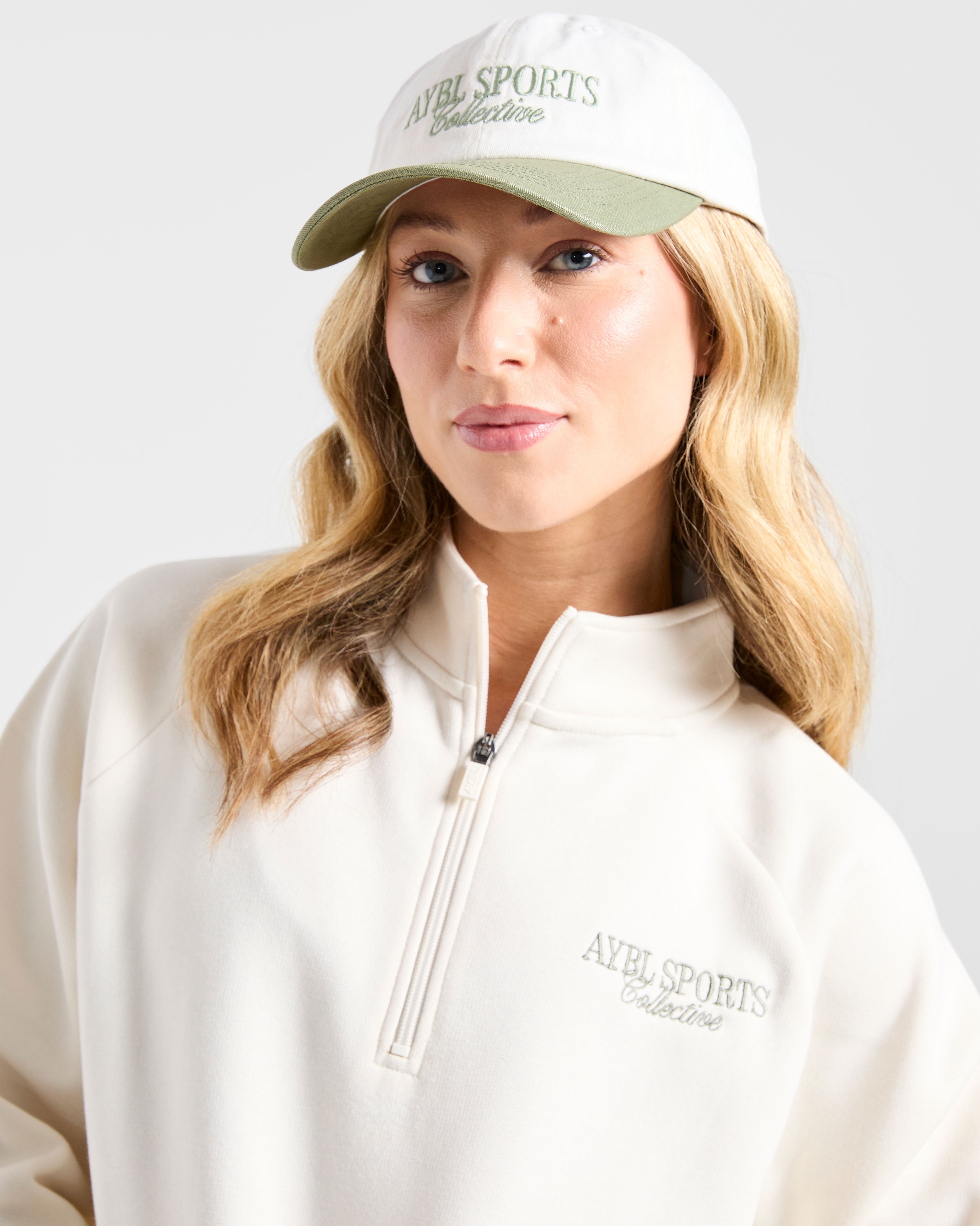 Sports Collective Cap - Off Wit/Groen