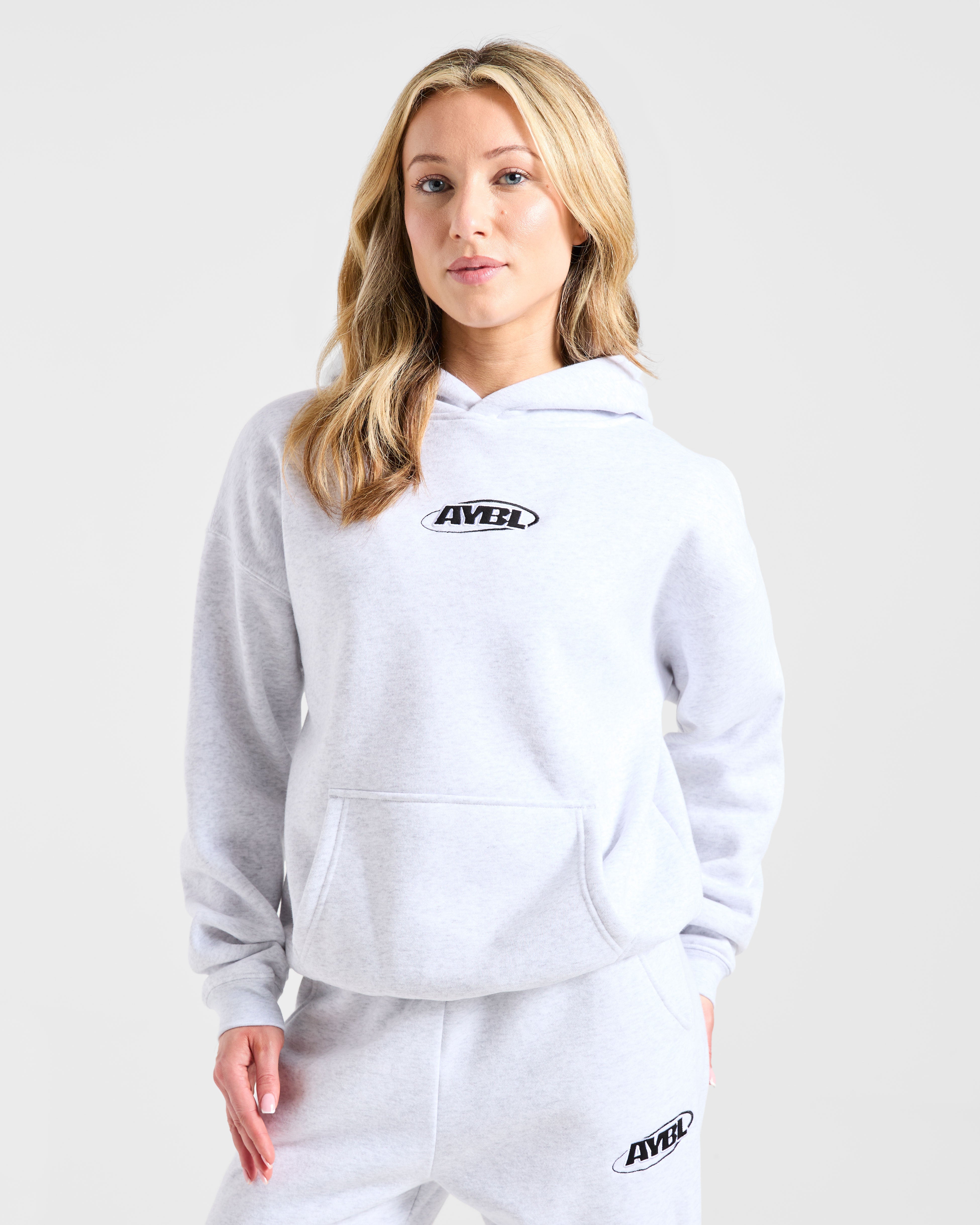 Sports Essentials Oversized Hoodie - Heather Grijs/Zwart