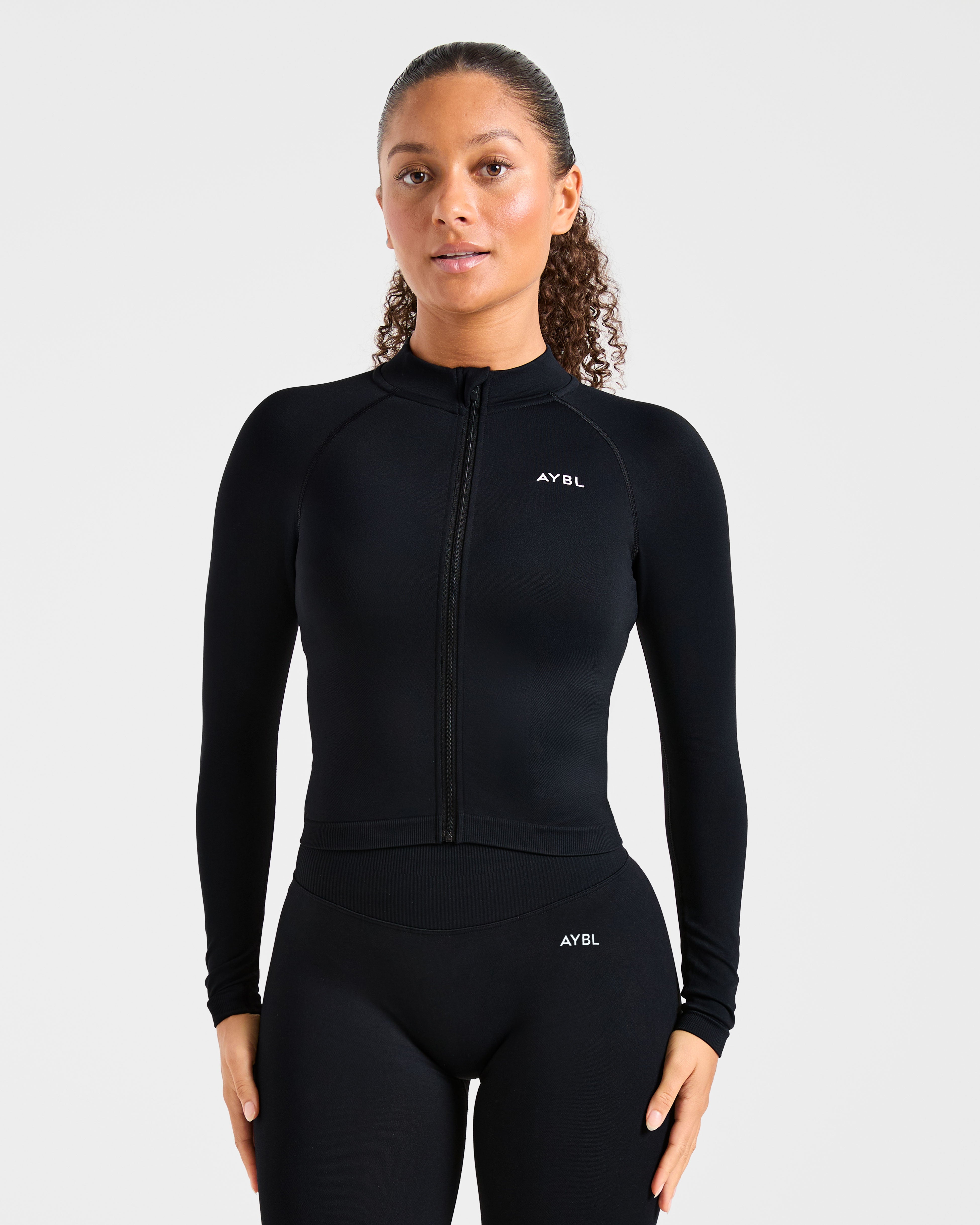 Enhance Seamless Jacket - Zwart