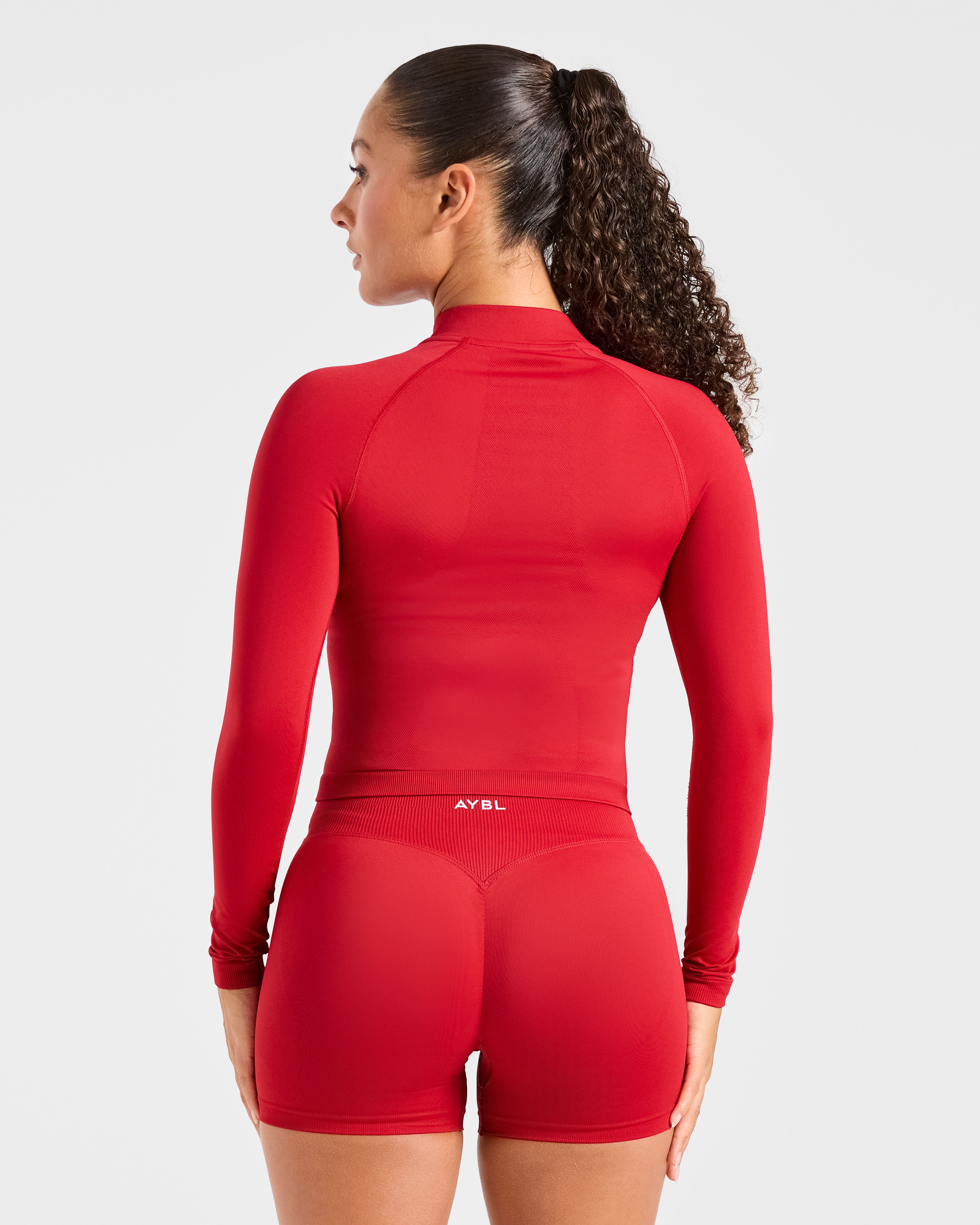 Enhance Seamless Jacket - Rood