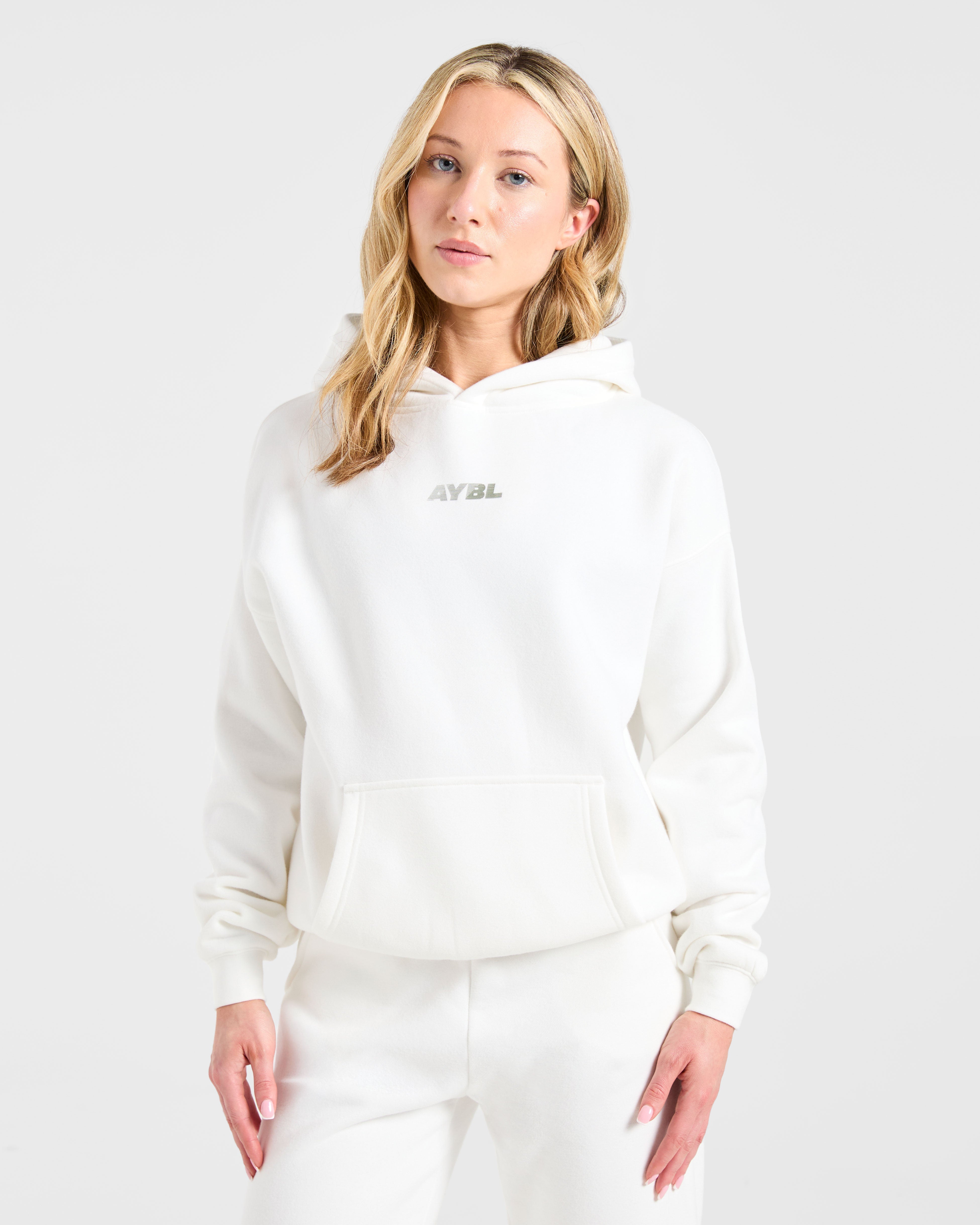 Athletics Dept Oversized Hoodie - Off Wit