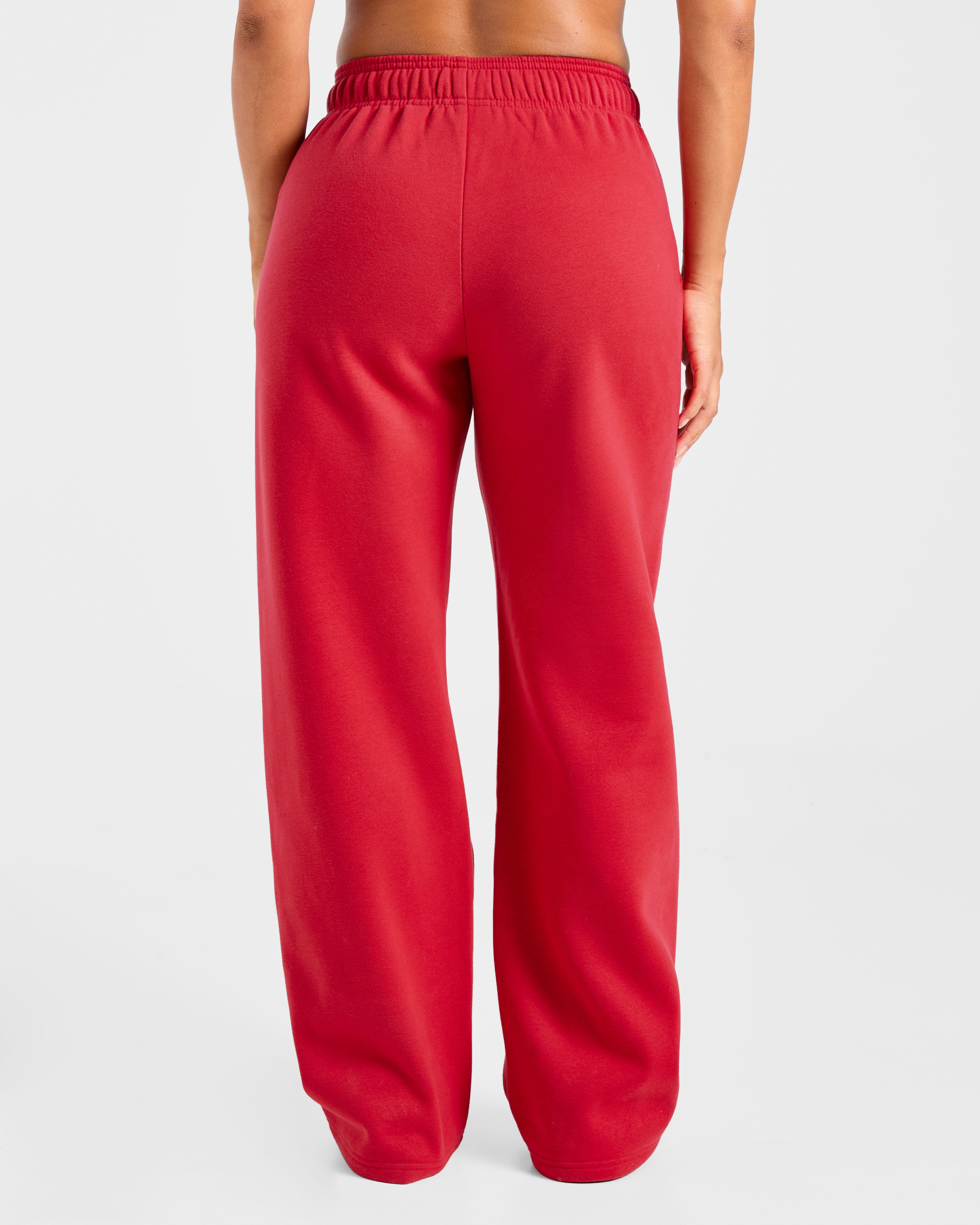 Varsity 2.0 Oversized Straight Leg Joggers - Rood