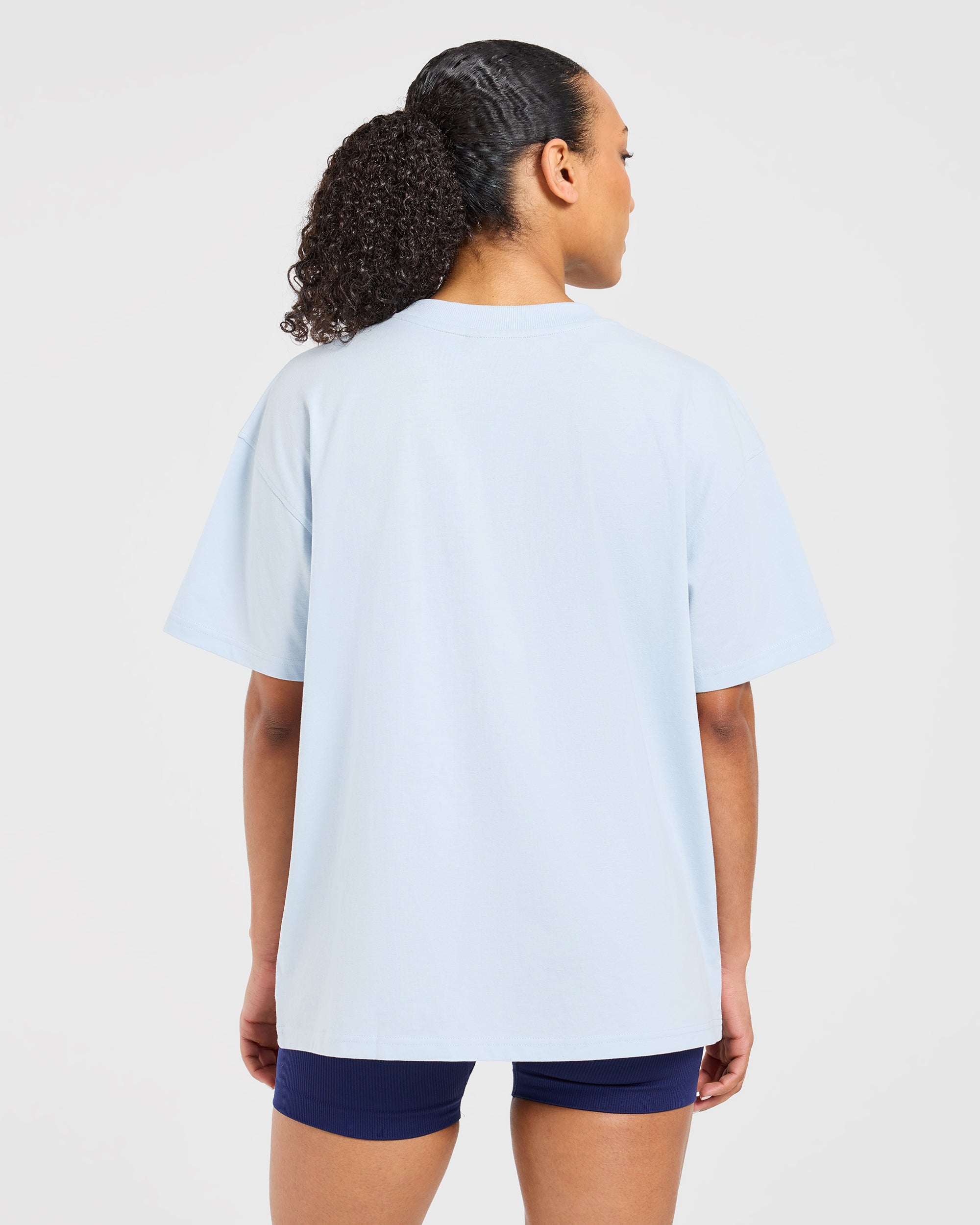Varsity 2.0 Oversized T Shirt - Blauw
