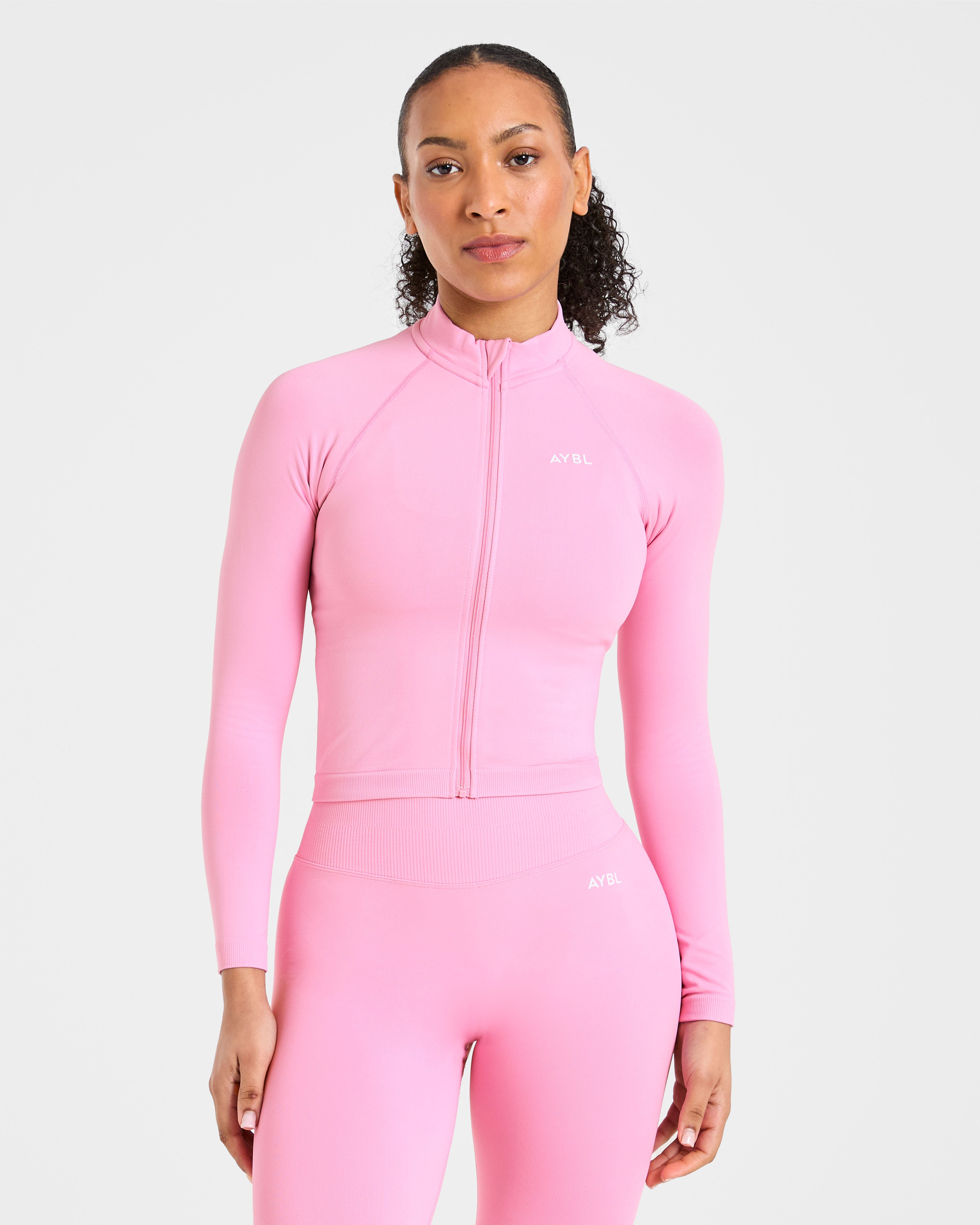Enhance Seamless Jacket - Sugar Roze