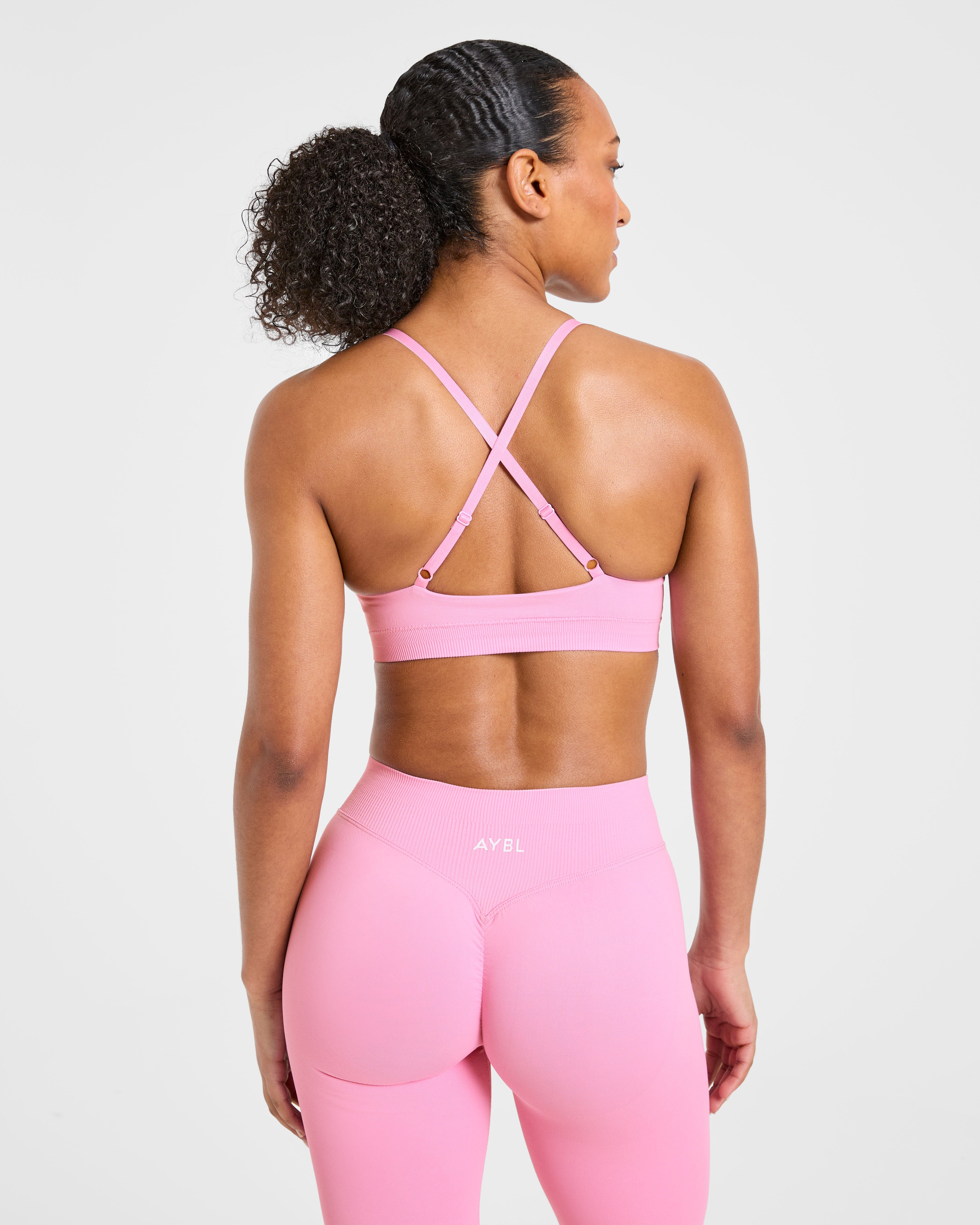 Enhance Seamless Sports Bra - Sugar Roze