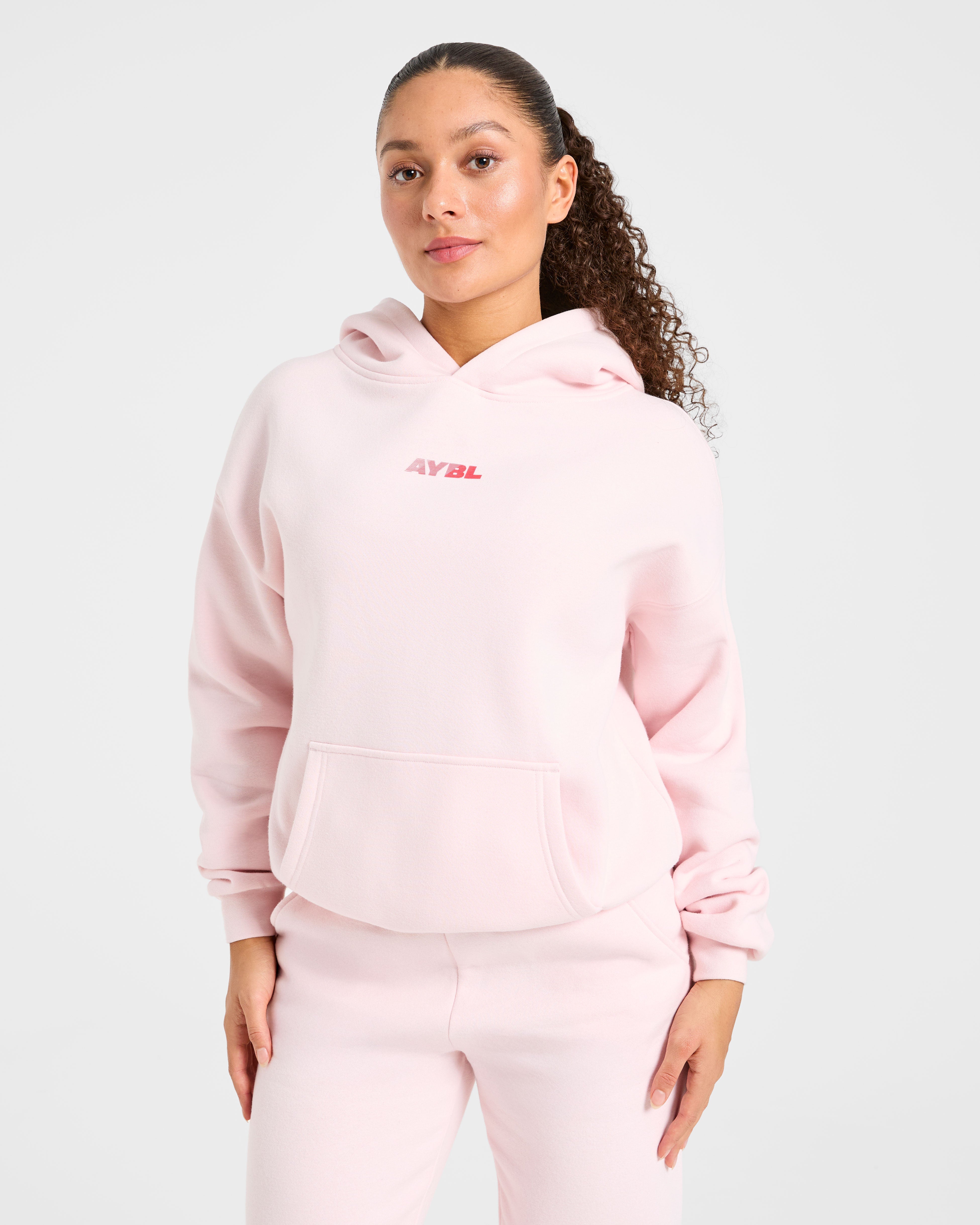 Athletics Dept Oversized Hoodie - Roze
