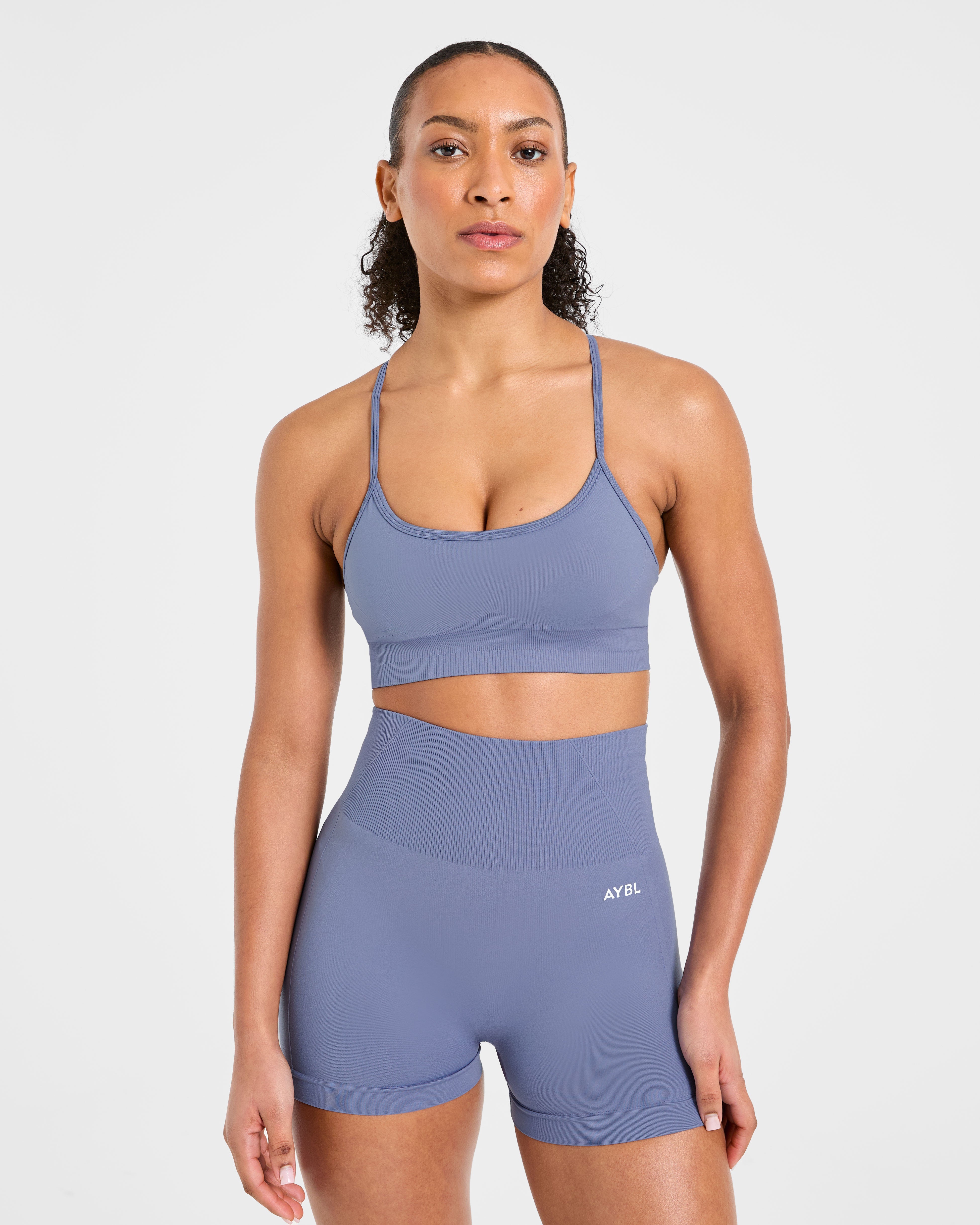 Empower Seamless Sports Bra - Slate Blauw