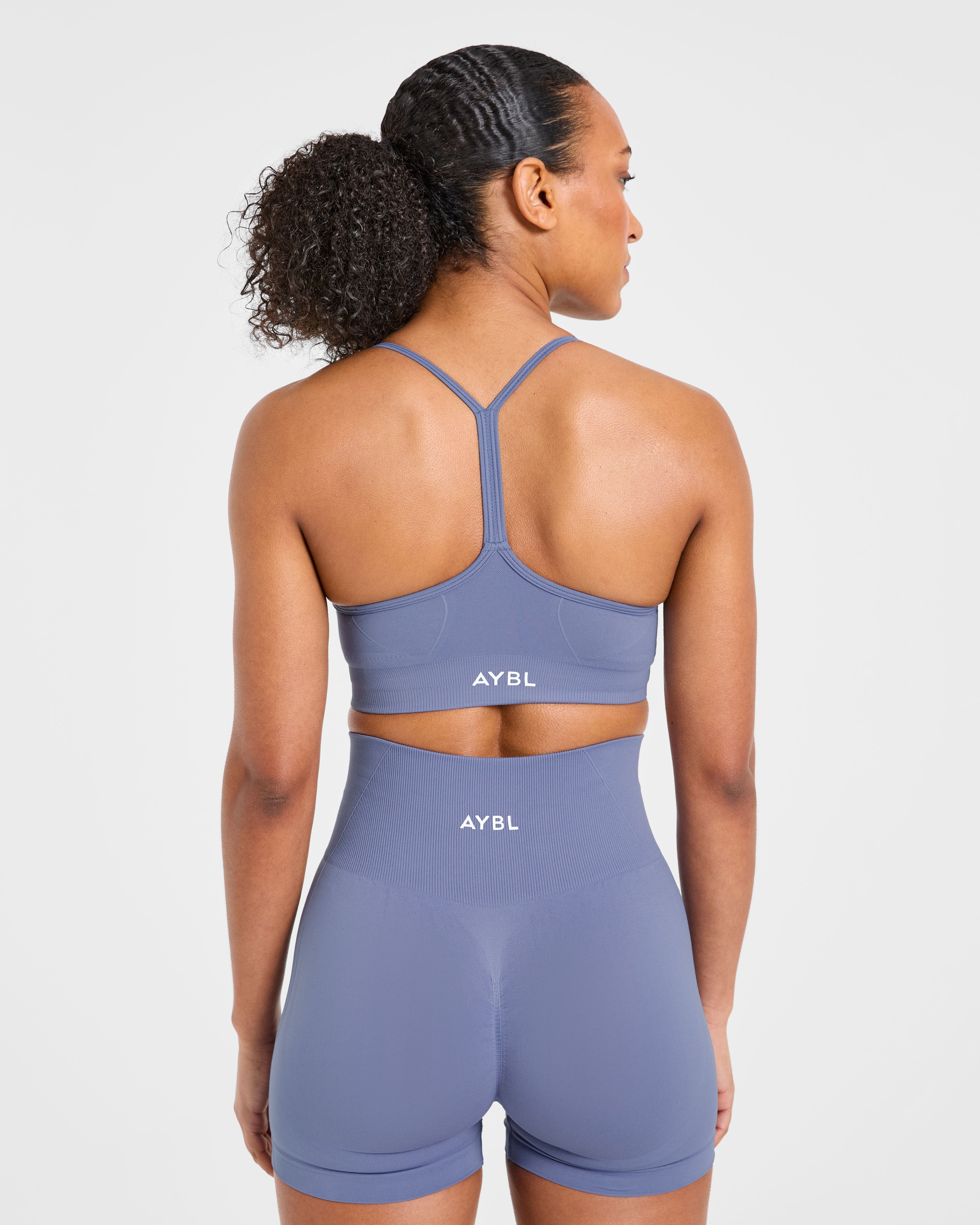 Empower Seamless Sports Bra - Slate Blauw