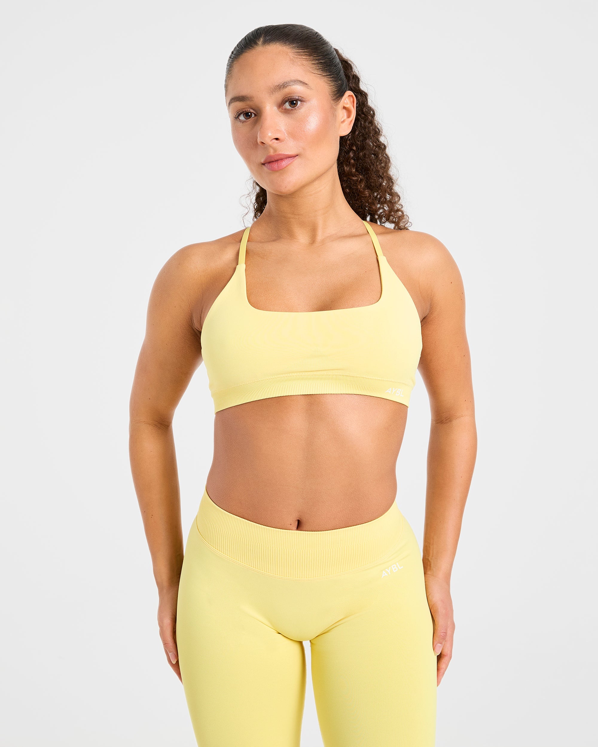 Enhance Seamless Sports Bra - Bright Geel