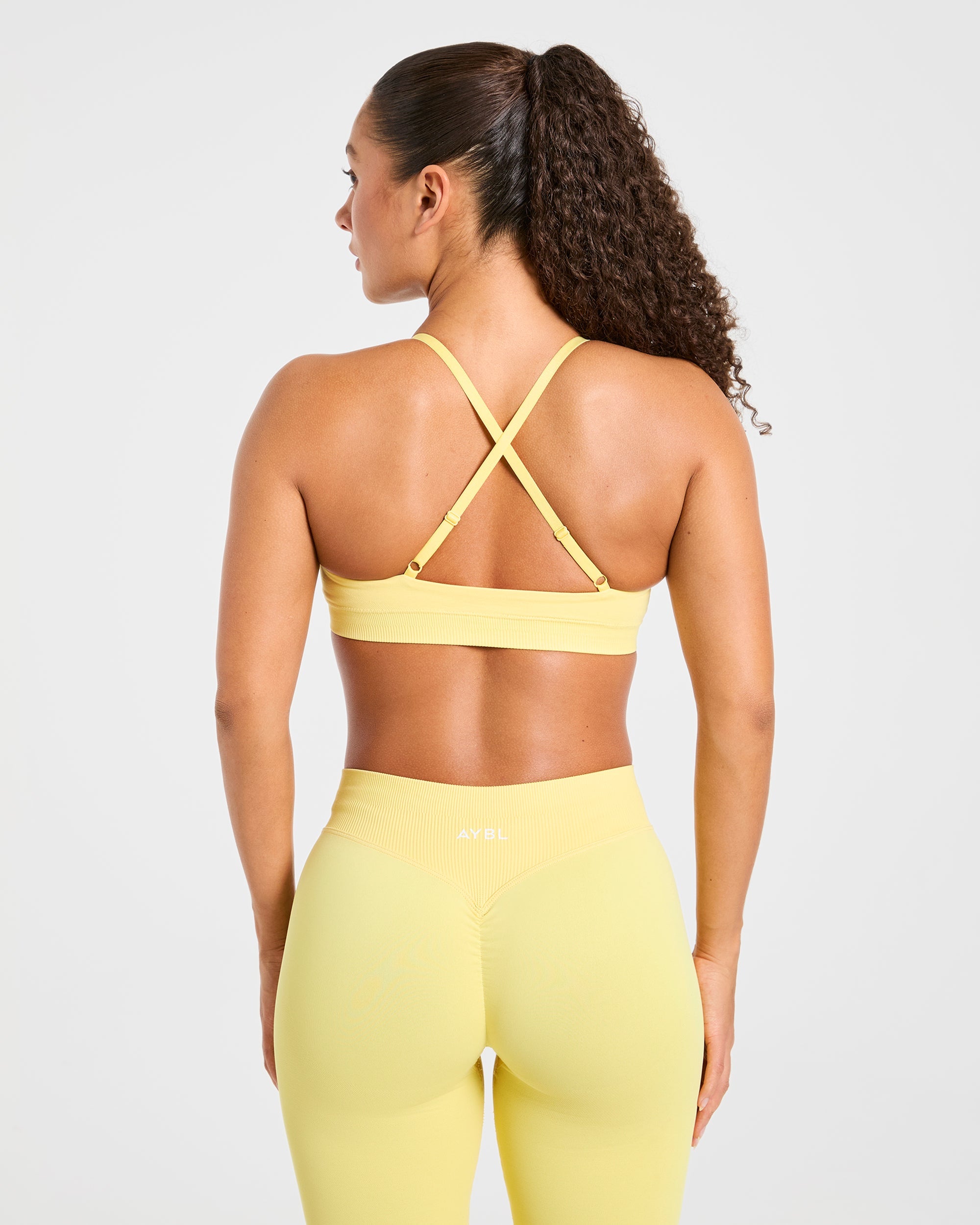 Enhance Seamless Sports Bra - Bright Geel