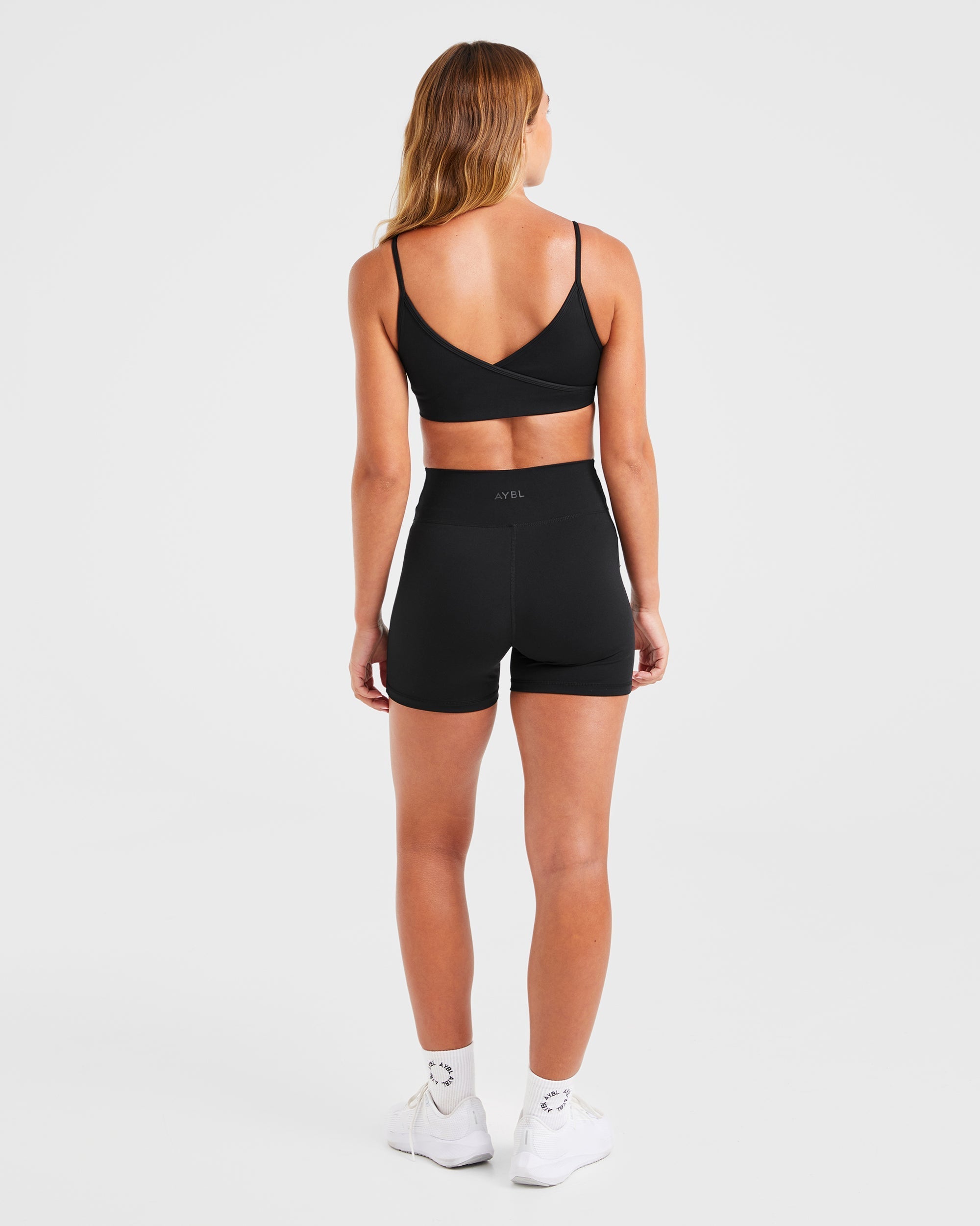 Sculpt Wrap Sports Bra - Zwart