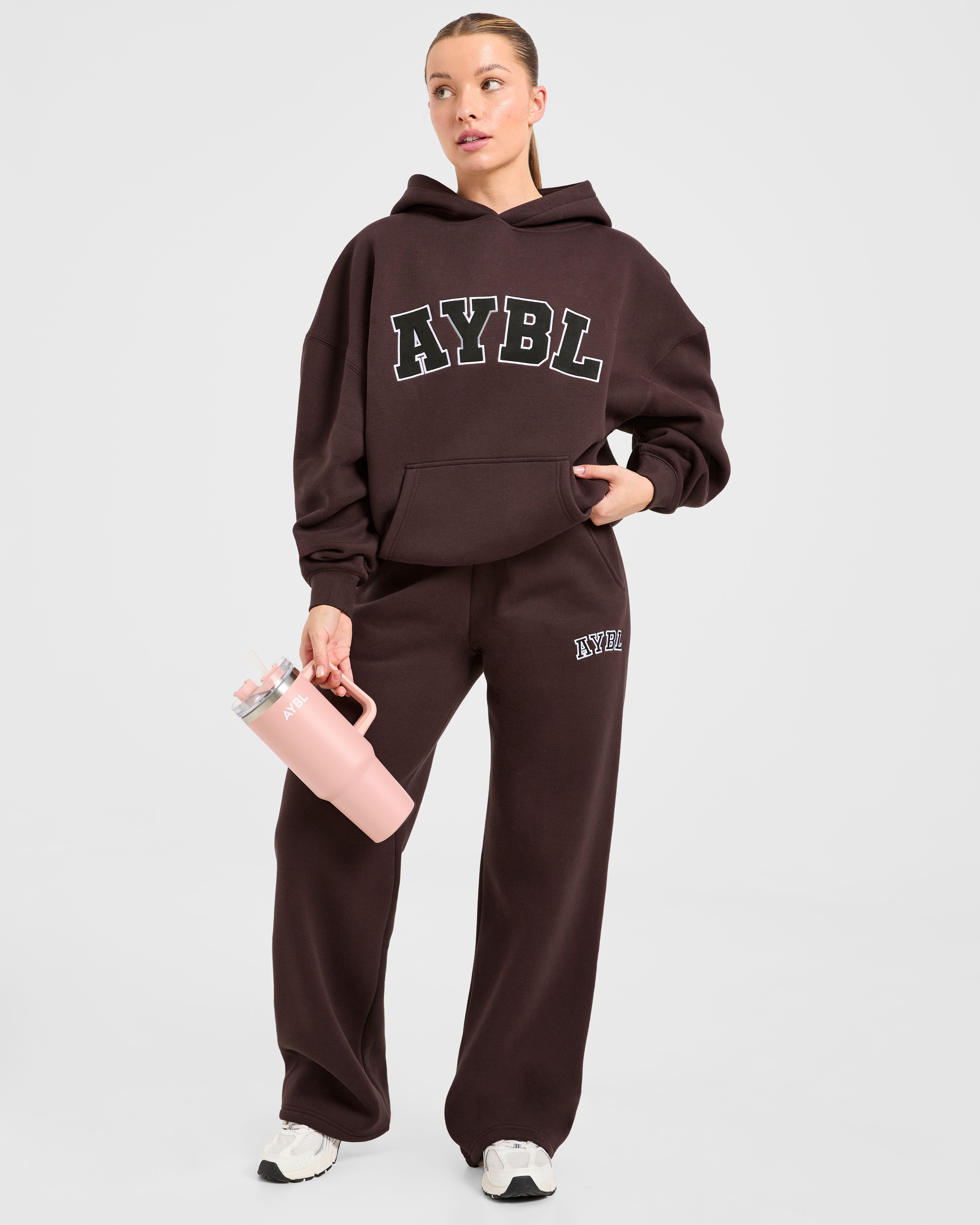 Varsity 2.0 Oversized Hoodie - Cocoa Bruin