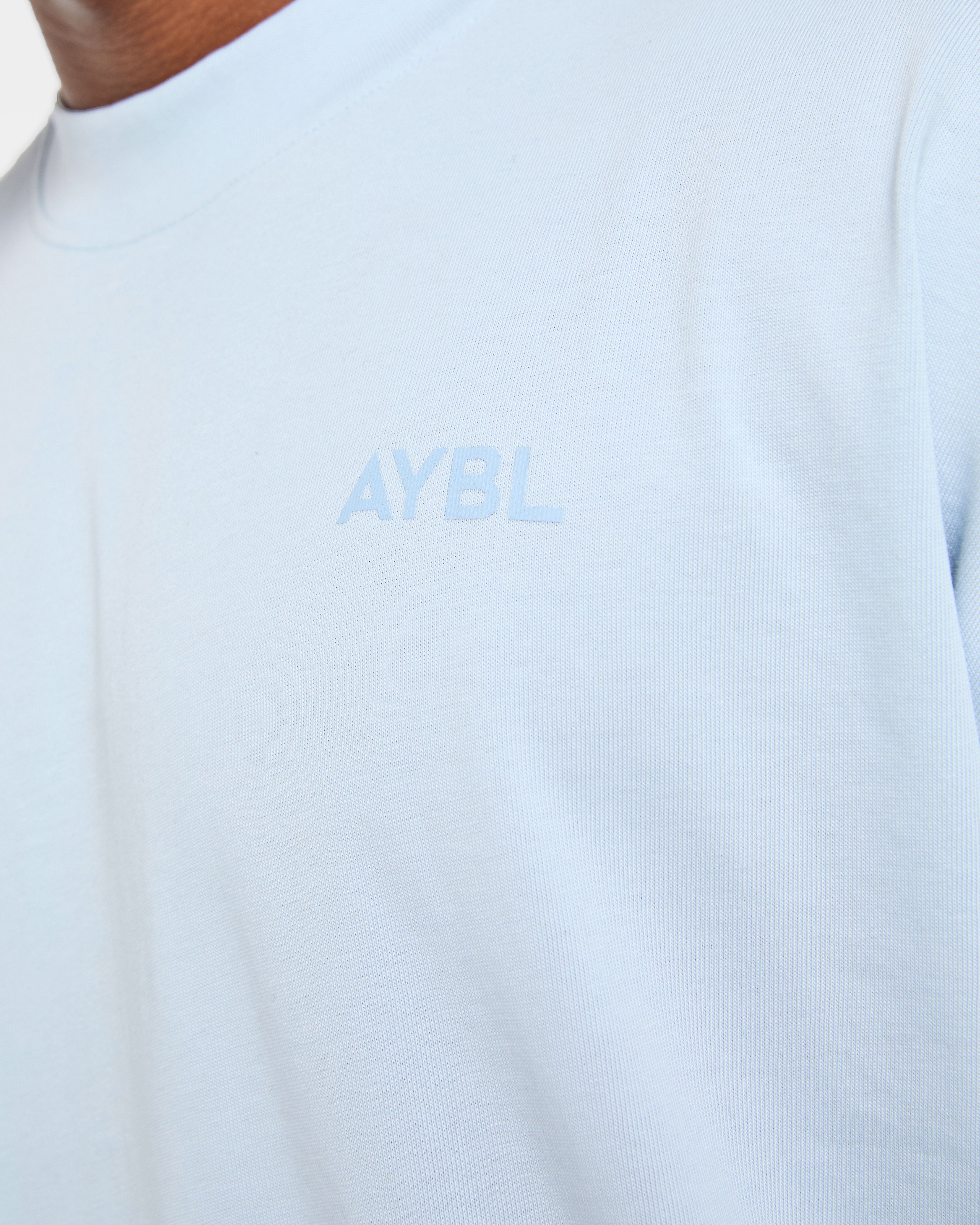 Essential Oversized T Shirt - Light Blauw