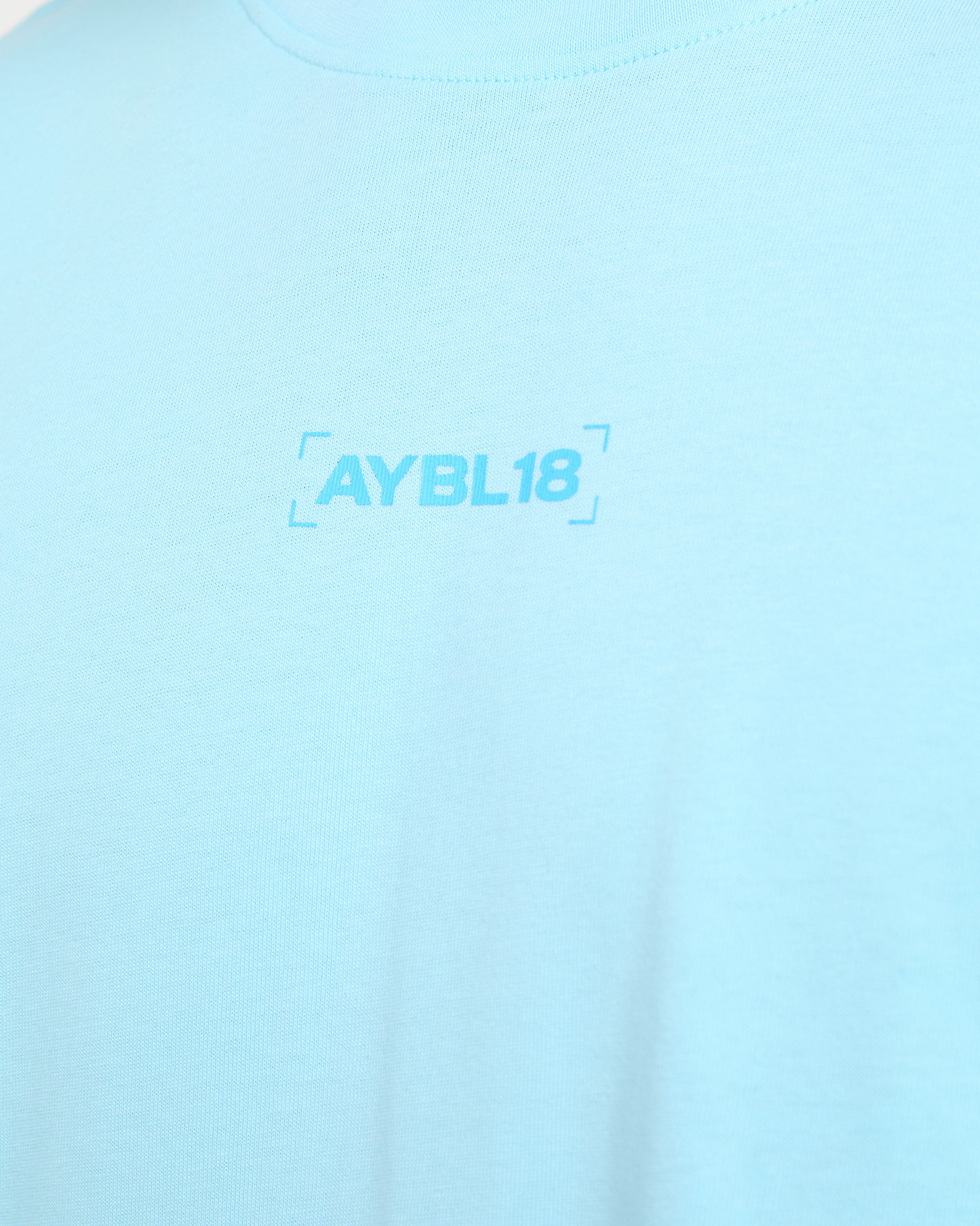 Power Club Oversized T Shirt - Light Blauw