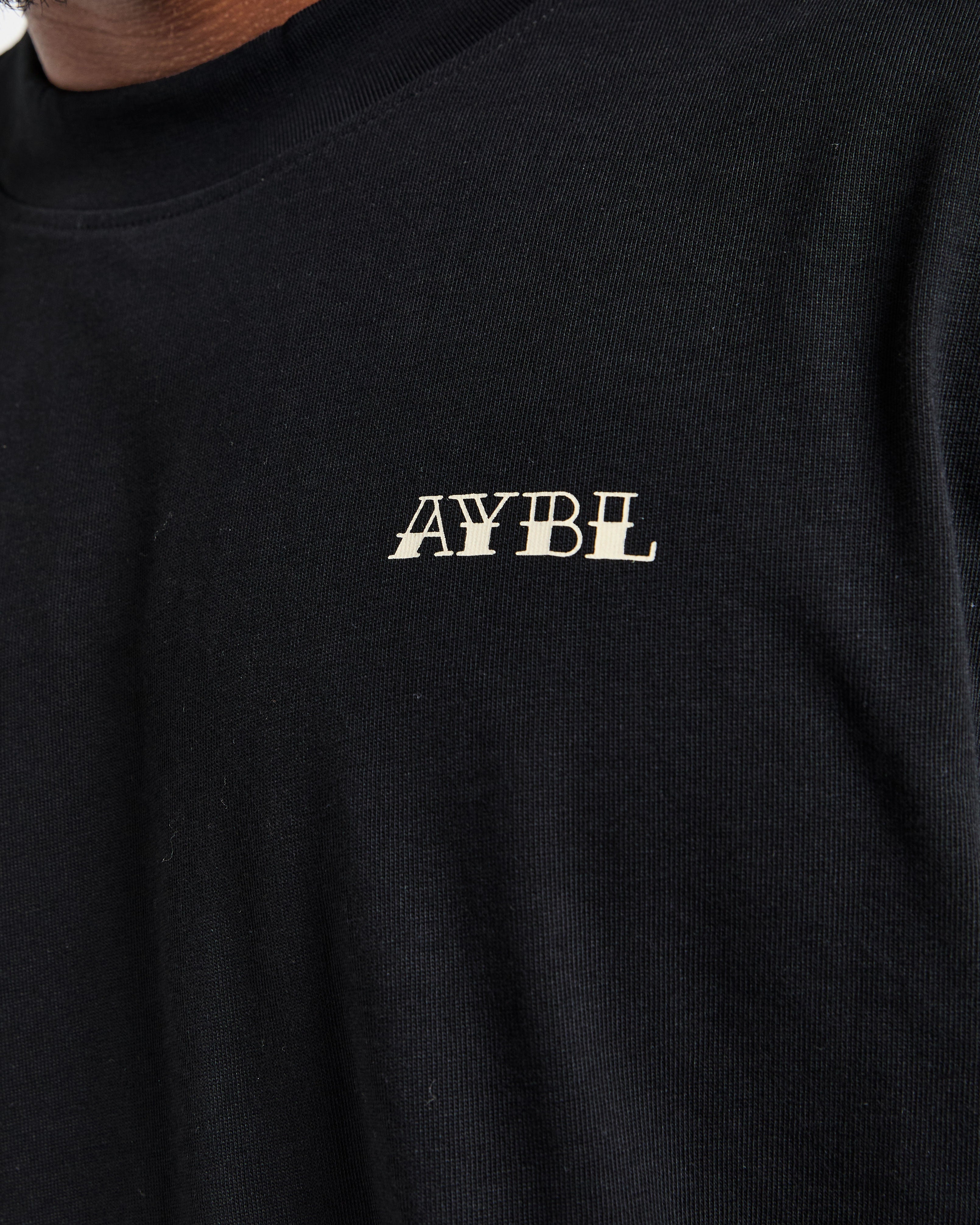 AYBL Strength Club Oversized T Shirt - Zwart