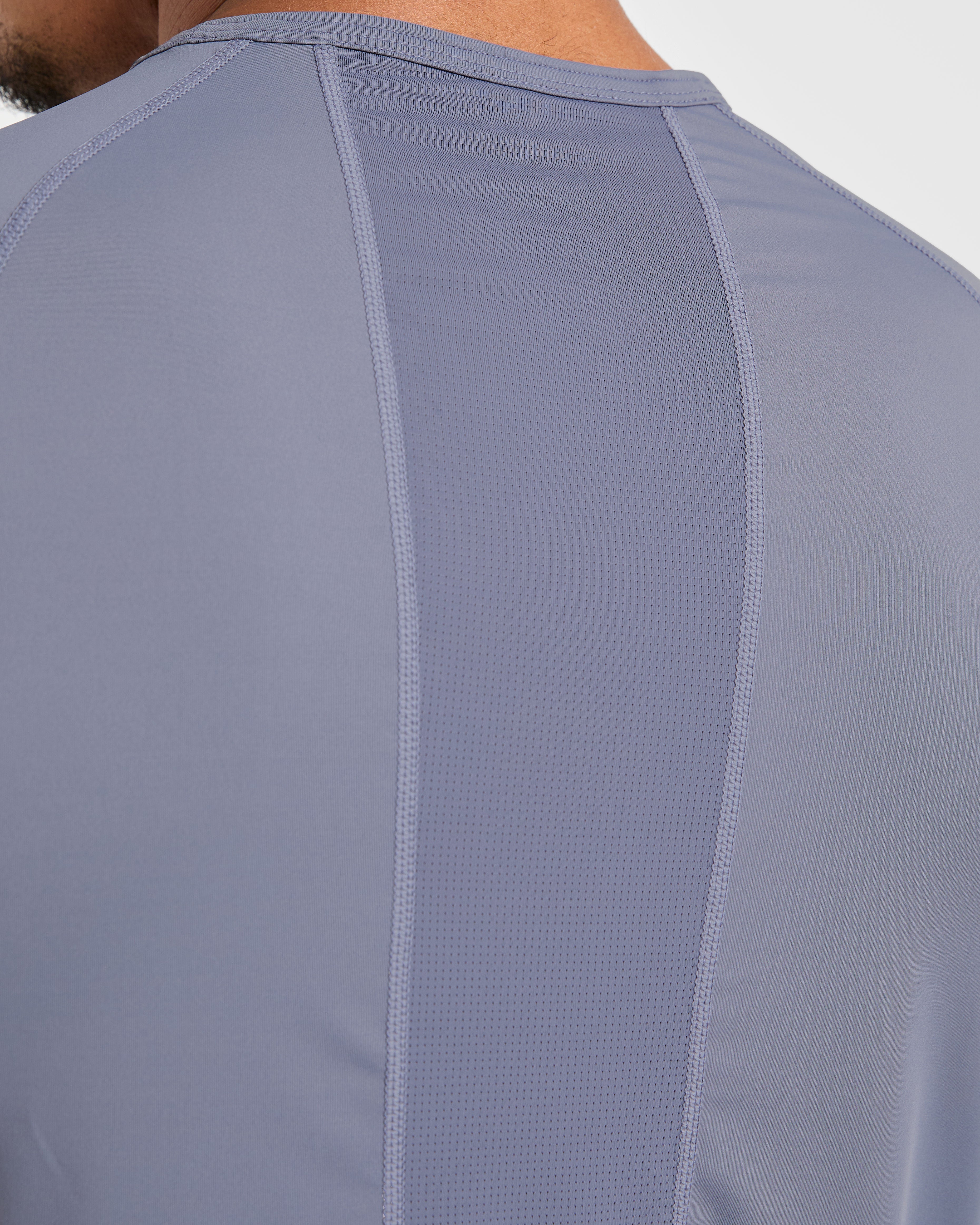 Compression Relaxed T Shirt - Slate Grijs