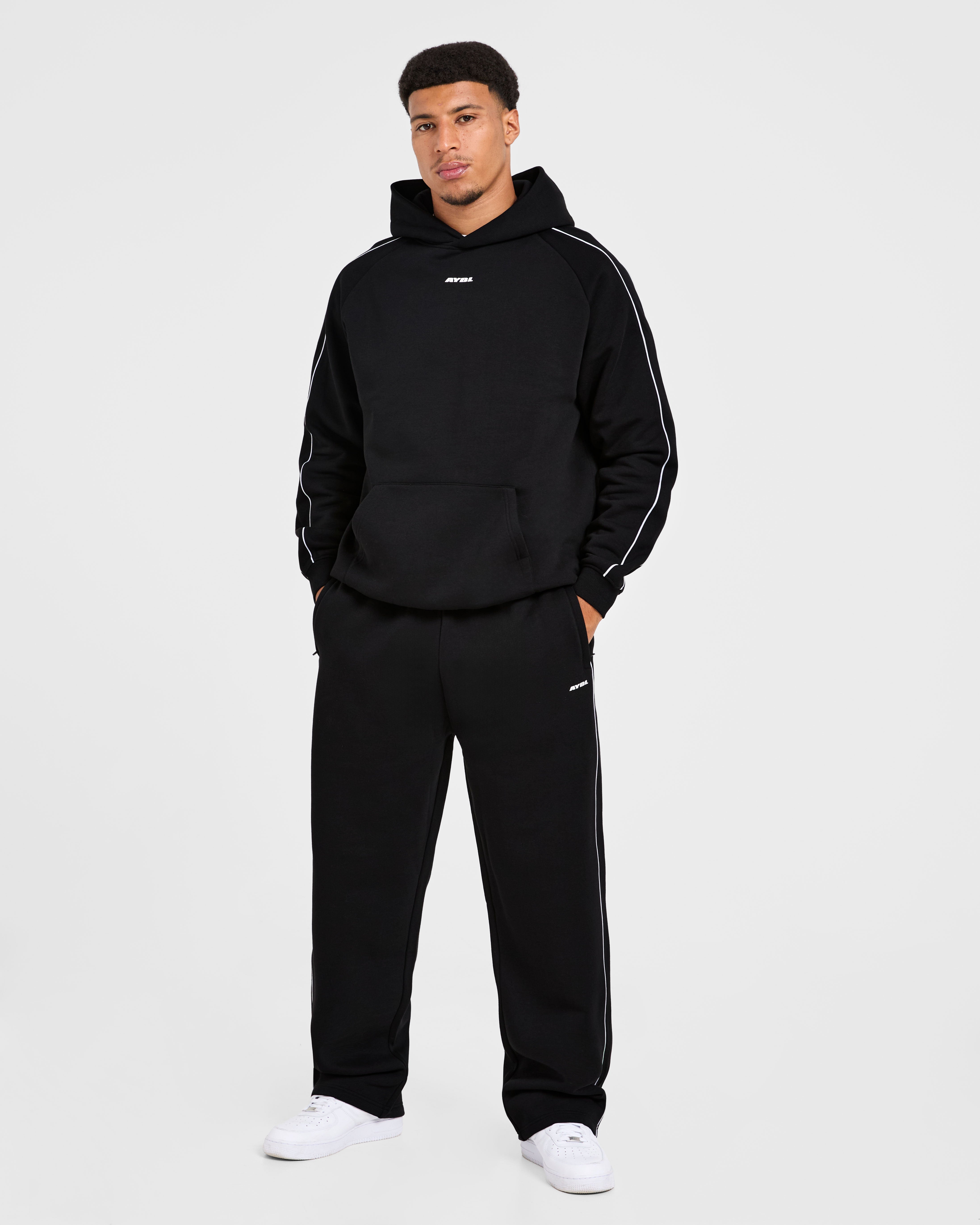 Restore Oversized Straight Leg Joggers - Zwart
