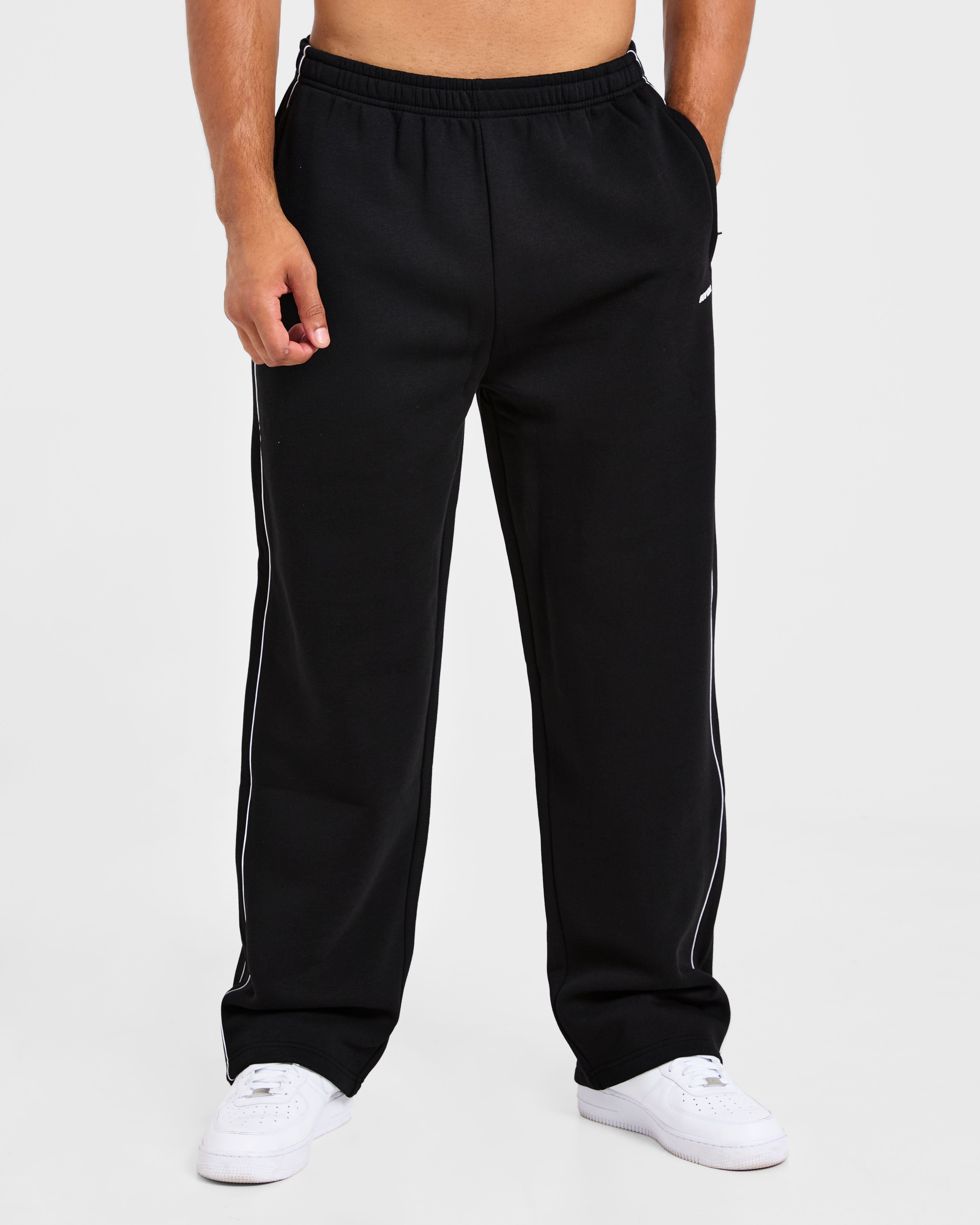 Restore Oversized Straight Leg Joggers - Zwart