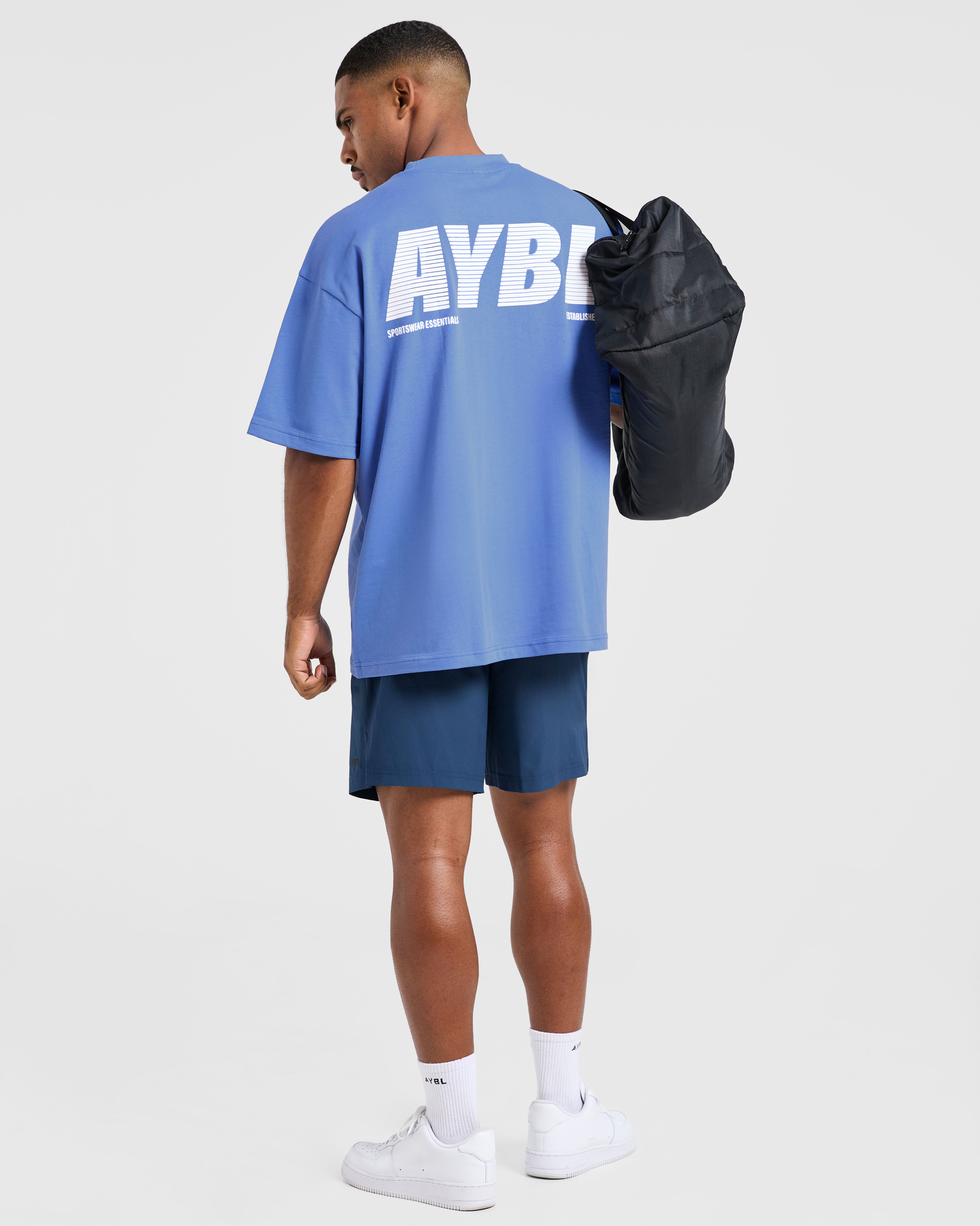 Sportswear Essentials Oversized T Shirt - Indigo Blauw