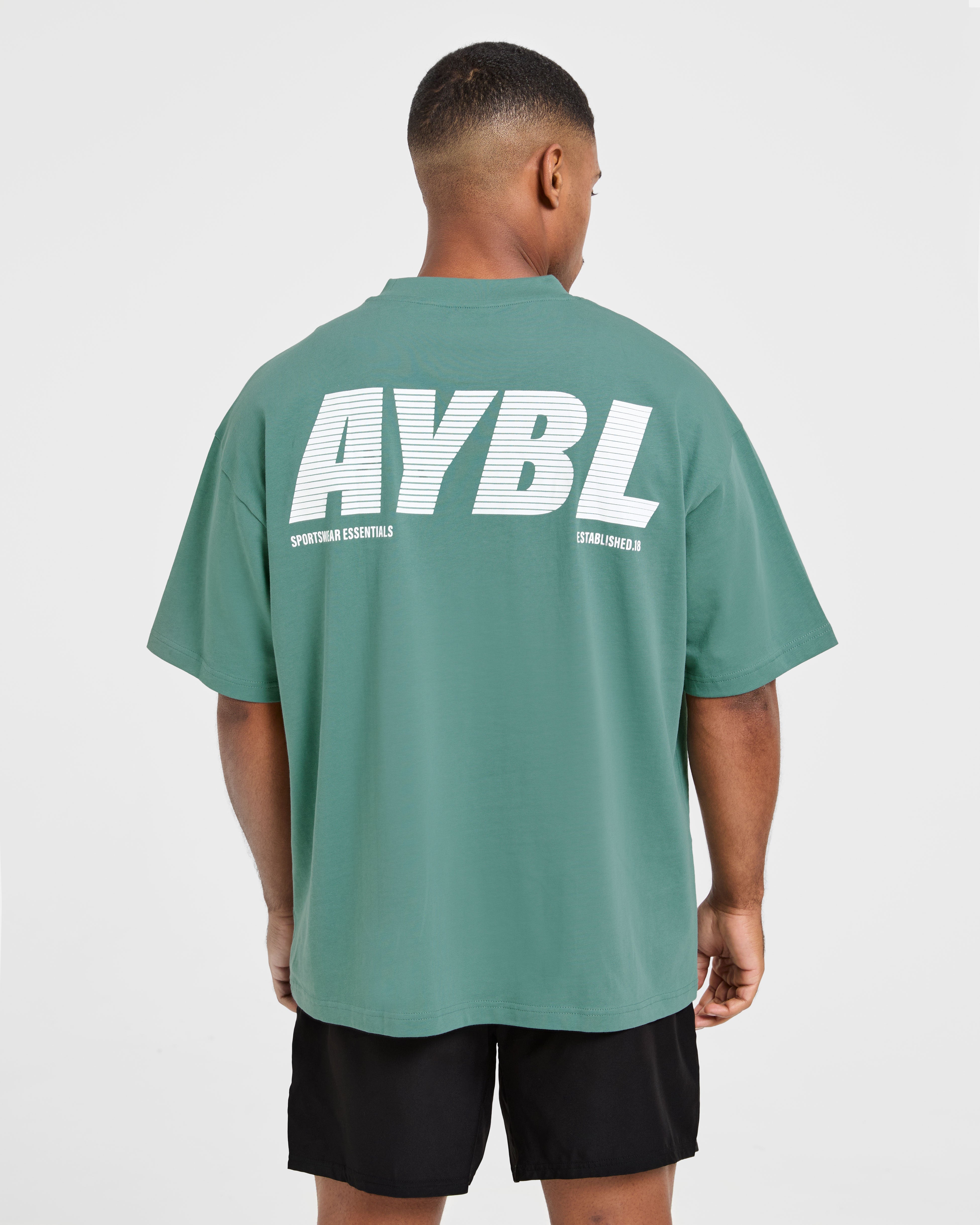 Sportswear Essentials Oversized T Shirt - Ocean Groen